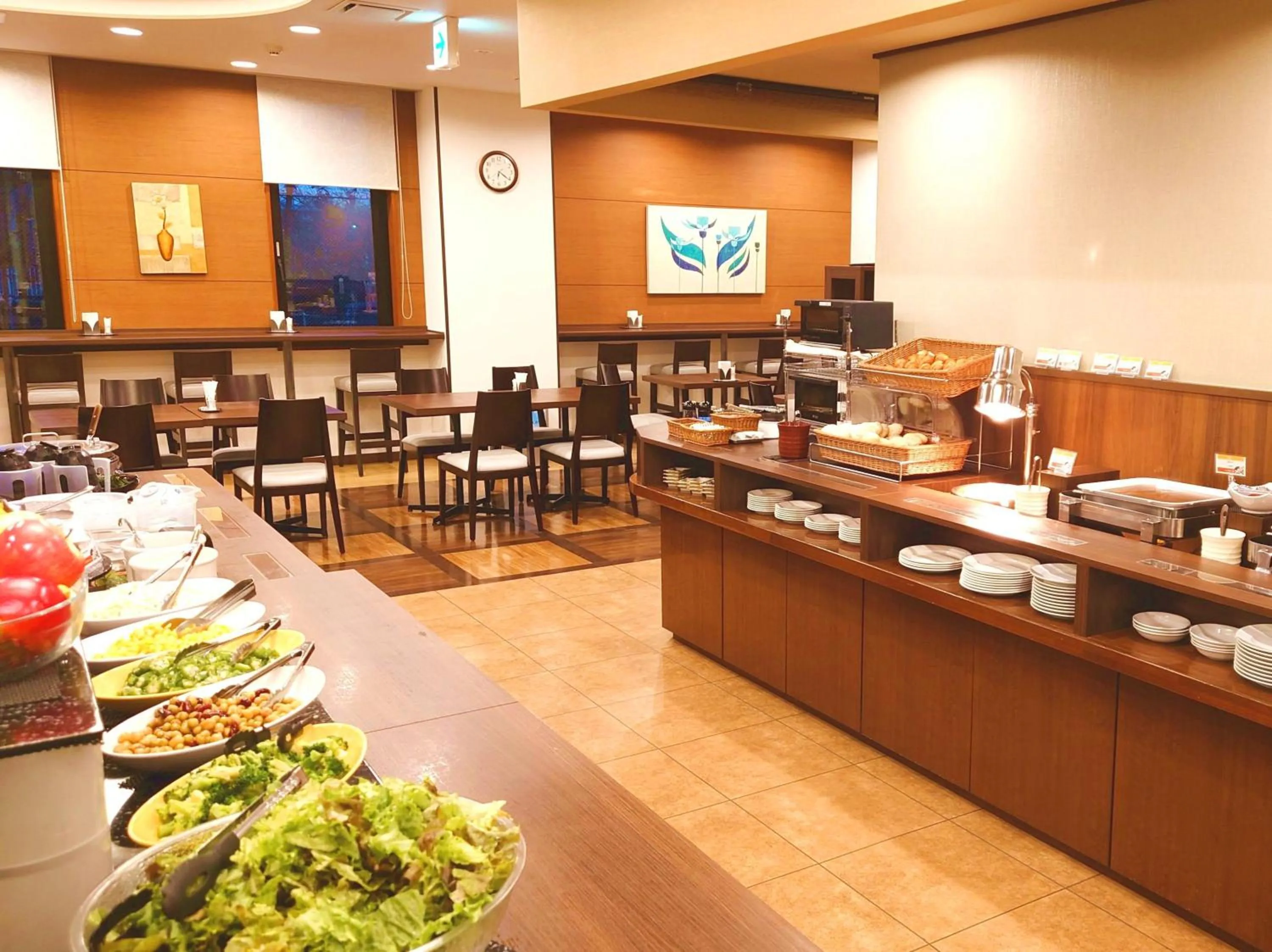 Breakfast in Hotel Route-Inn Gotenba Eki-Minami