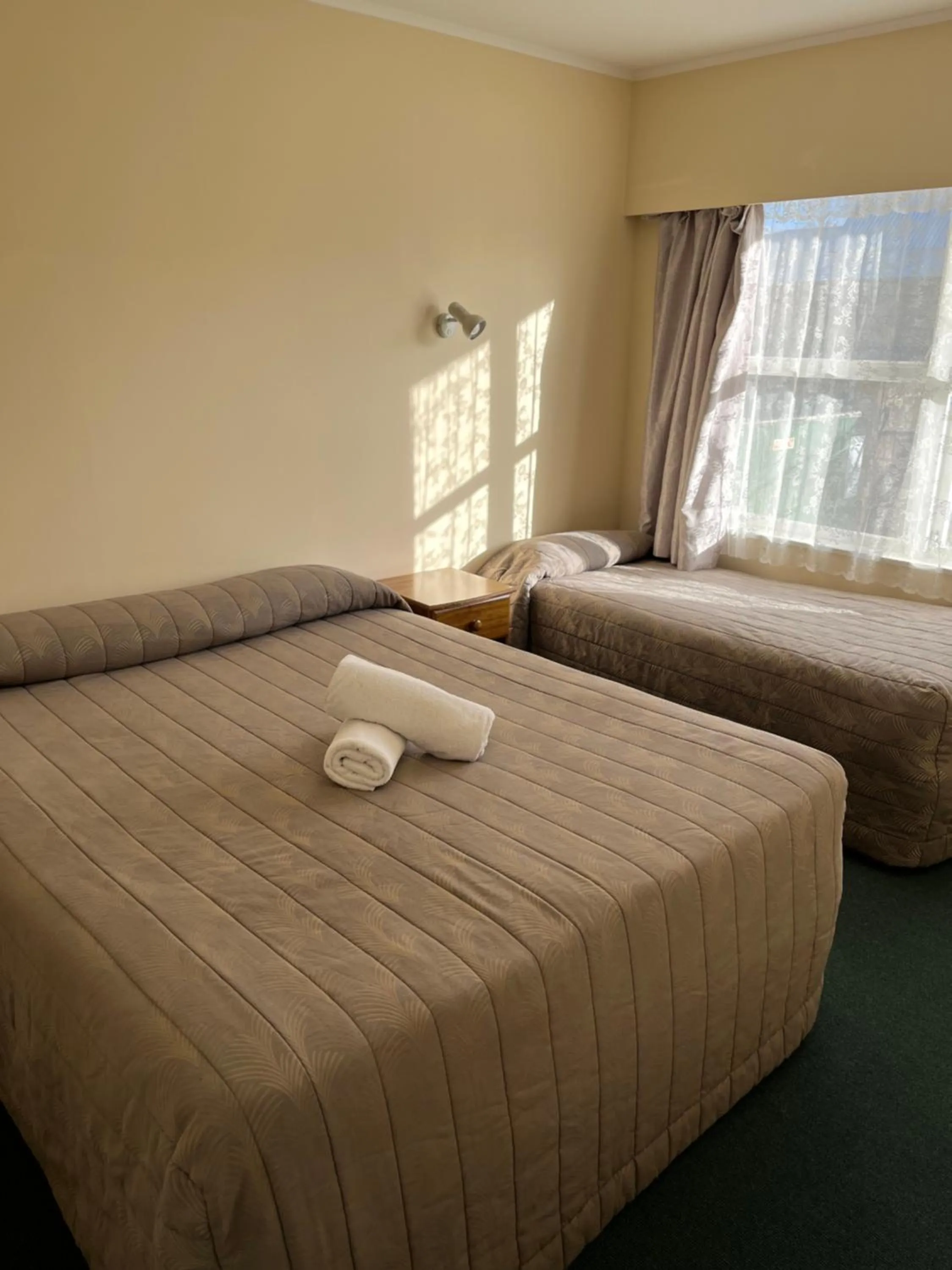 Bed in Classic Motel