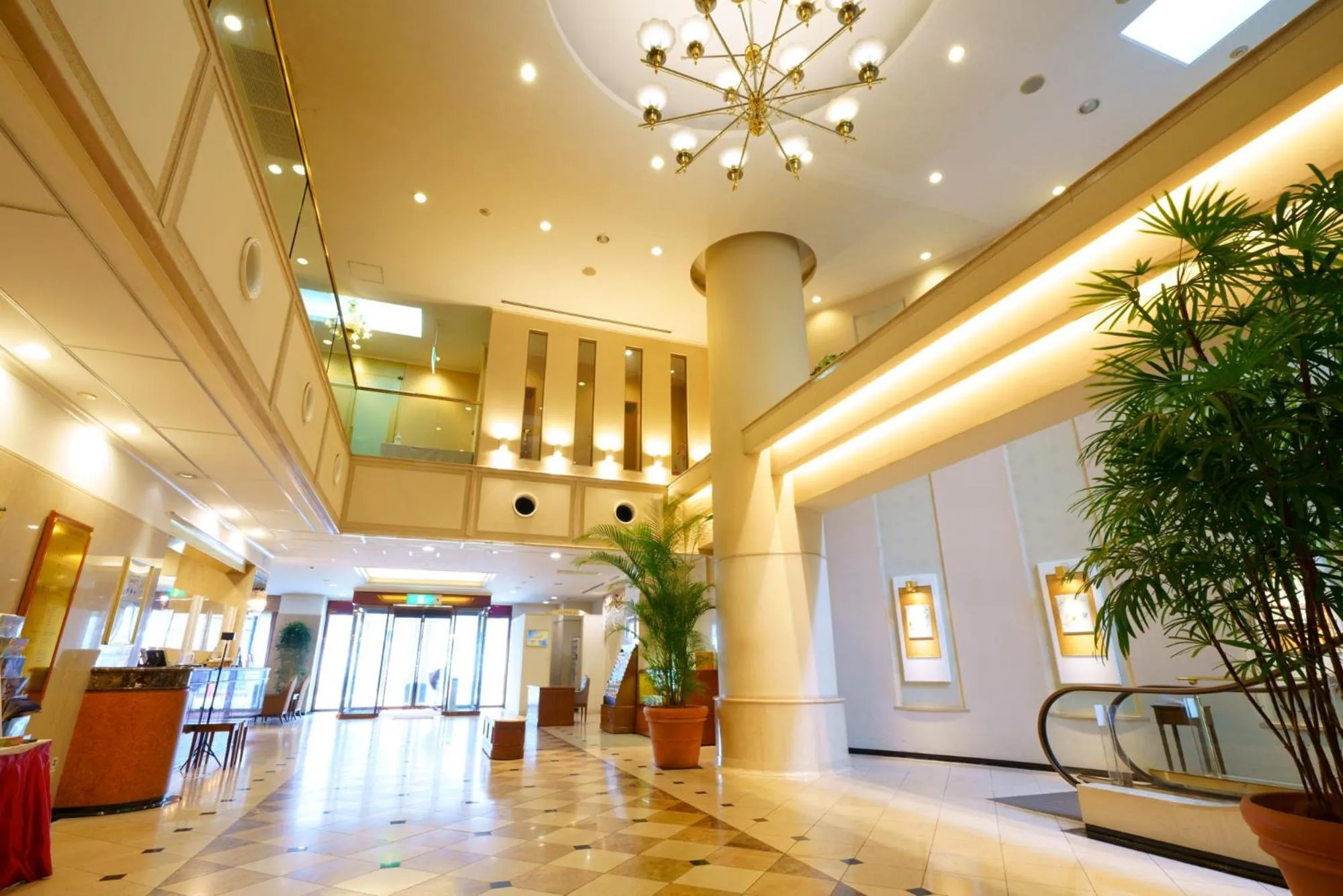 Lobby or reception in Sasebo Washington Hotel