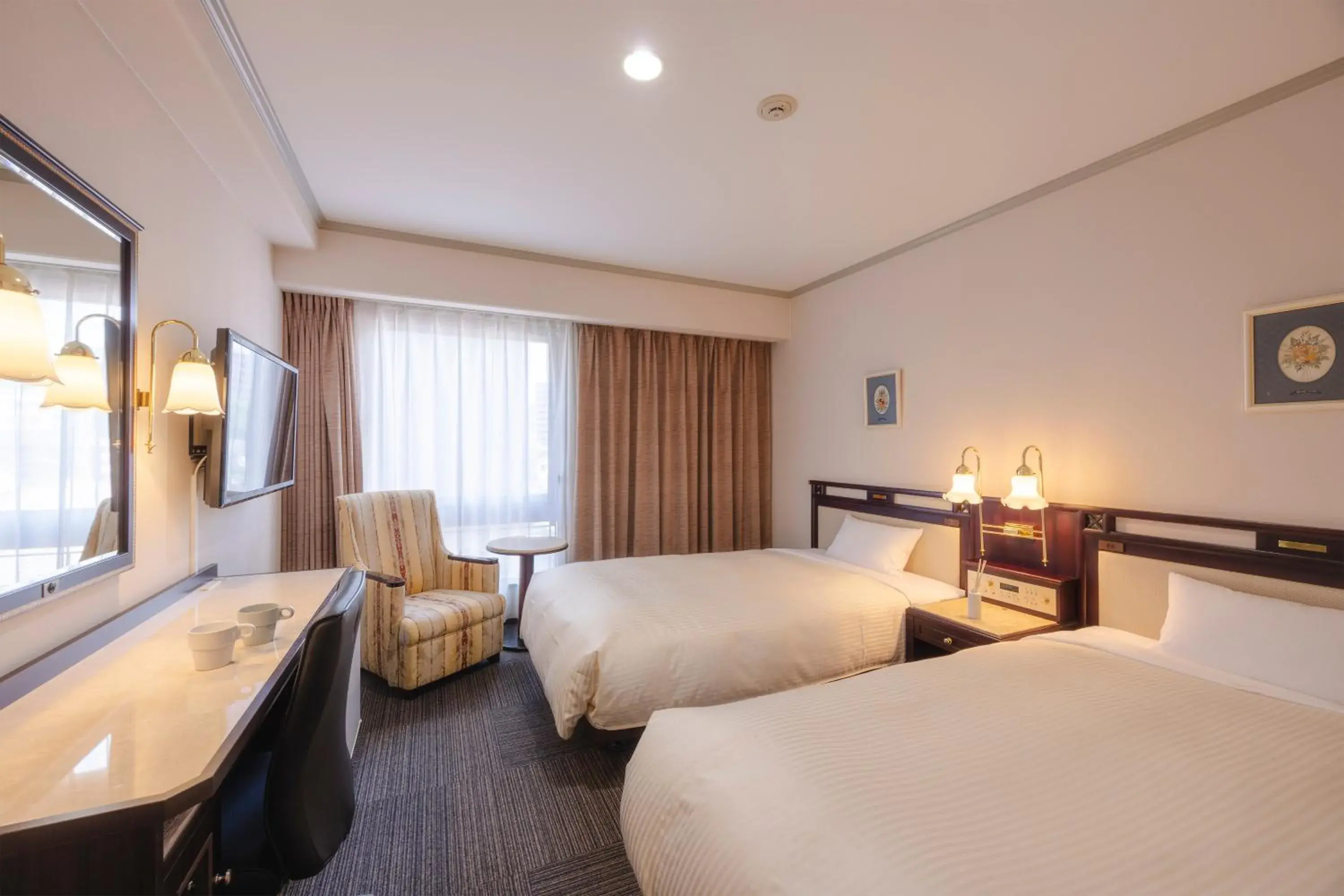 Twin Room - Smoking in Sasebo Washington Hotel Twin Room - Smoking in Sasebo Washington Hotel