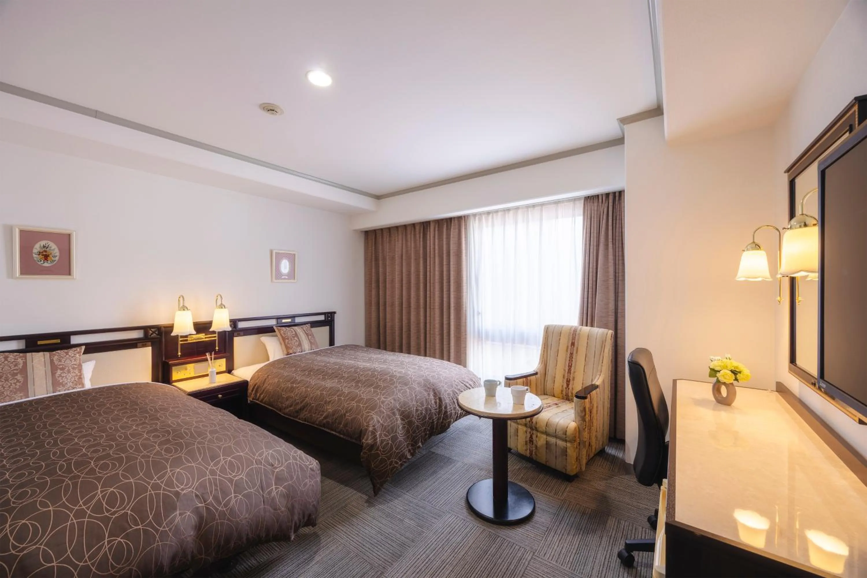 Bedroom, Bed in Sasebo Washington Hotel