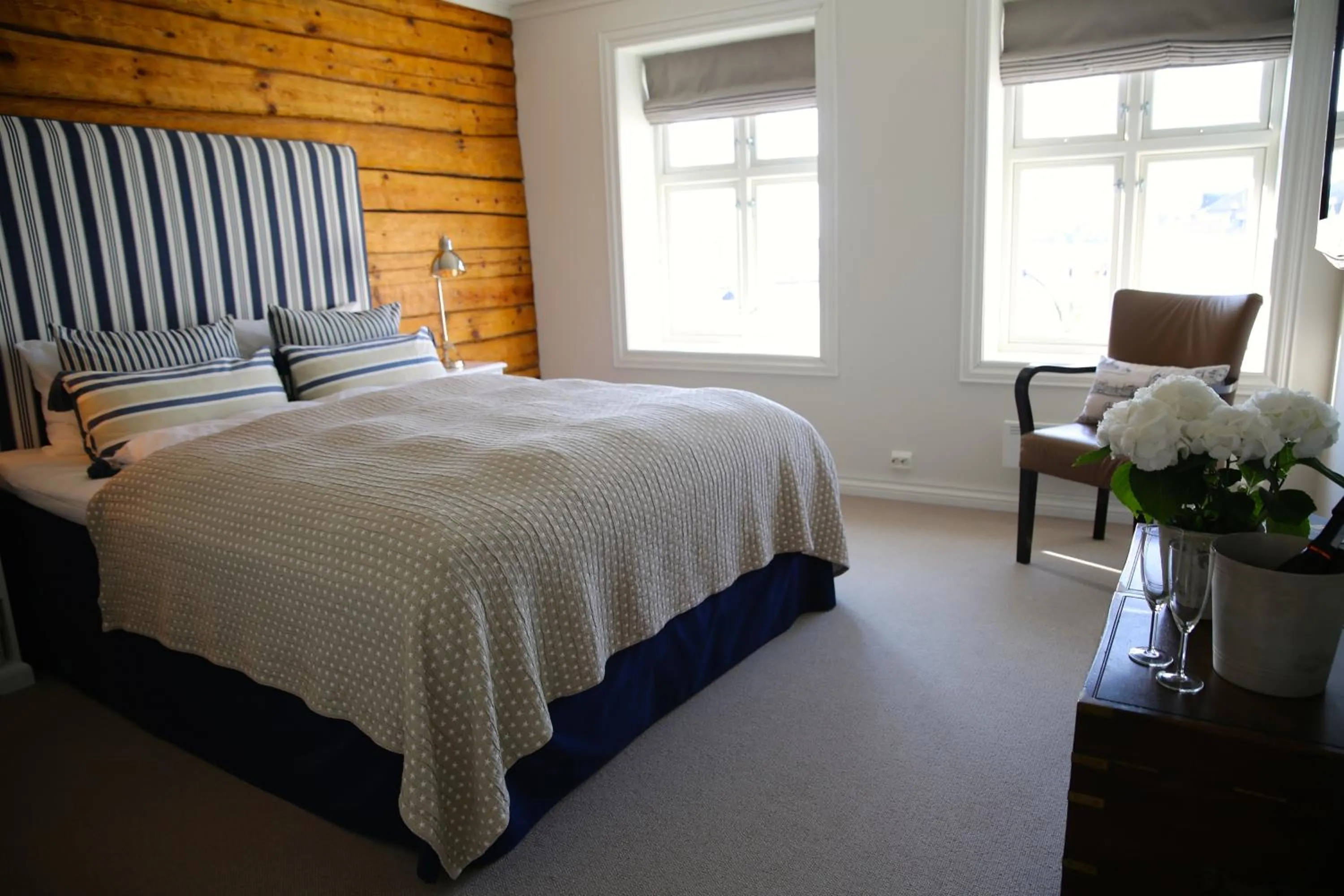 Bed in Rederiet Hotel