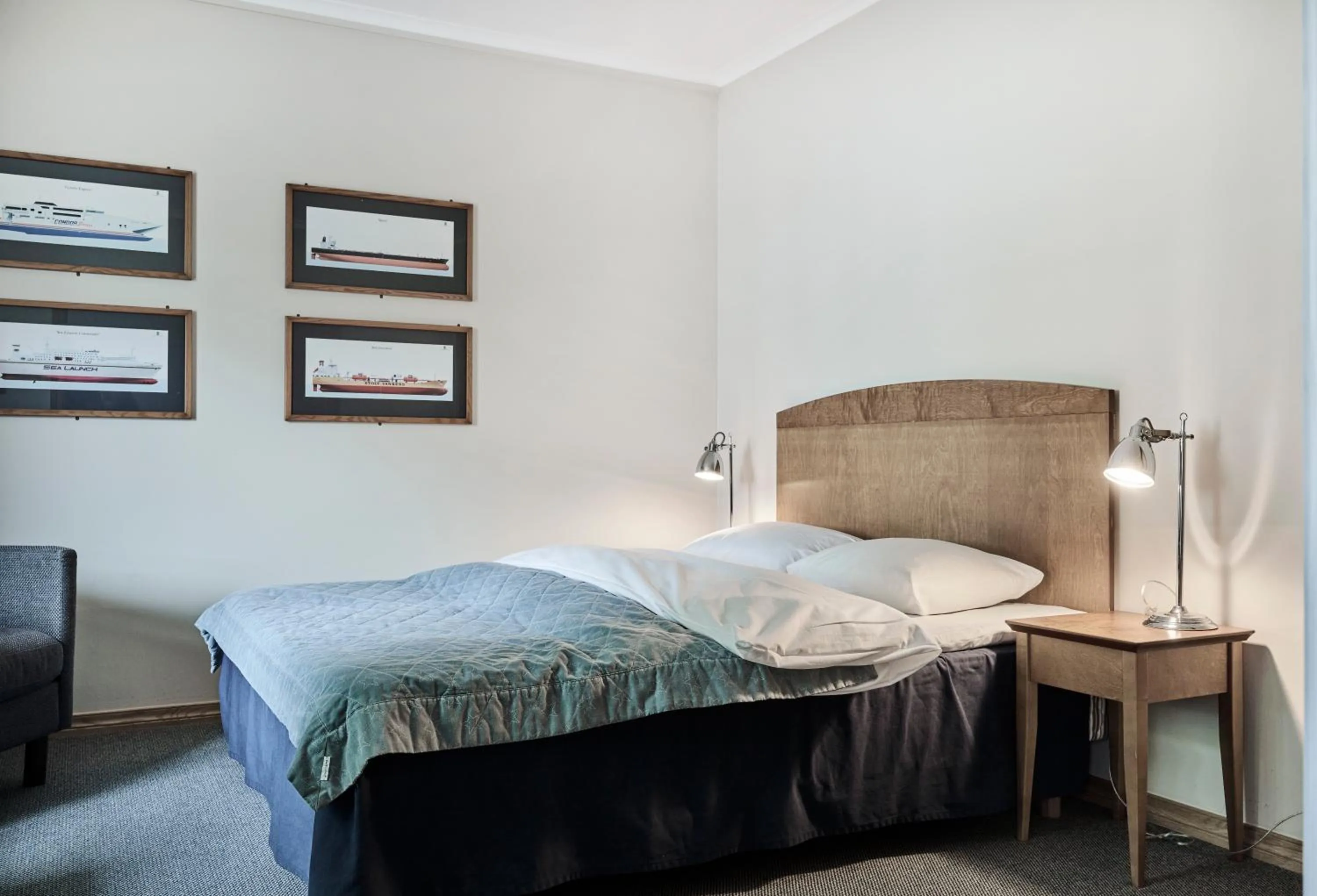 Bed in Rederiet Hotel