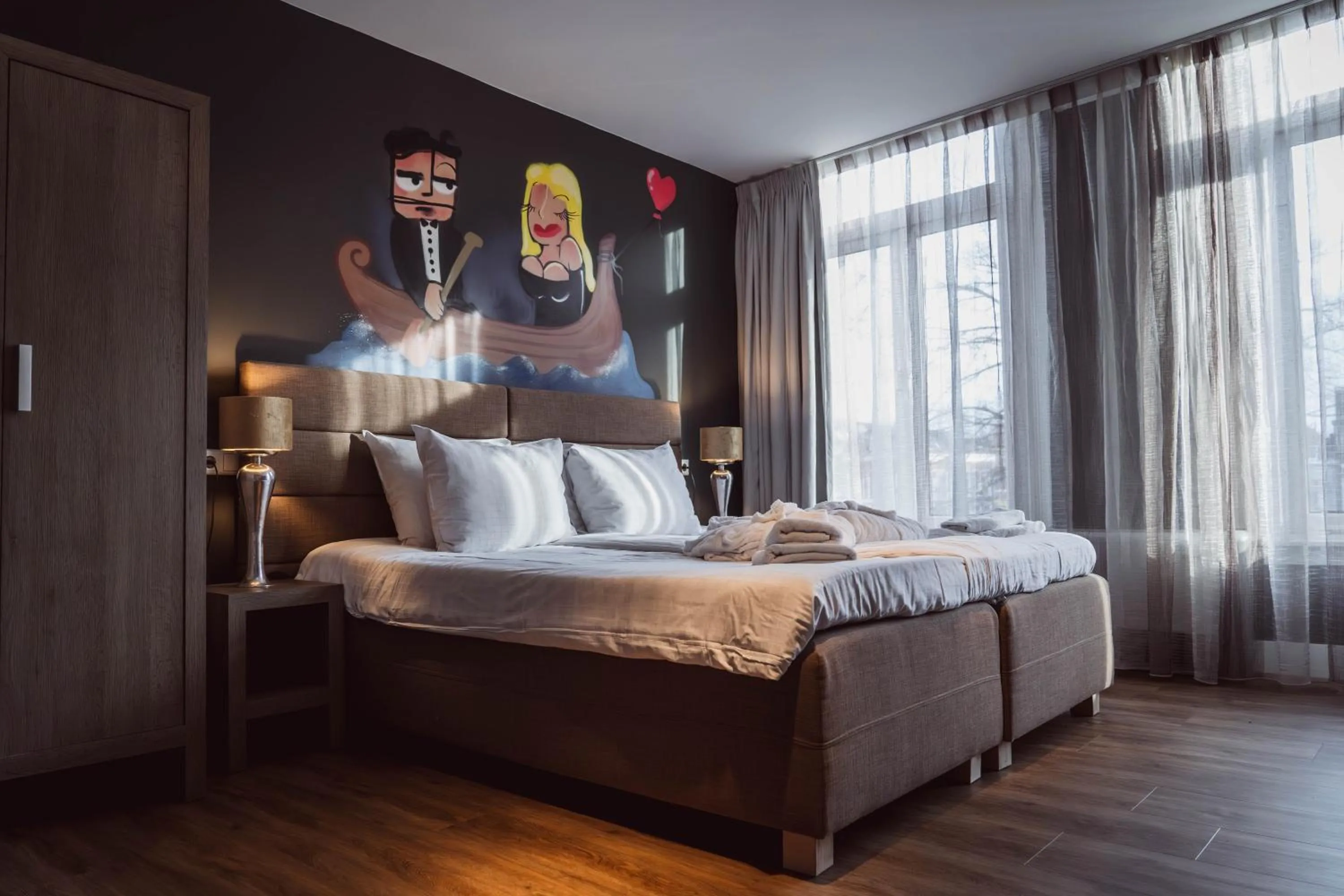 Bed in Tres Boutique Hotel