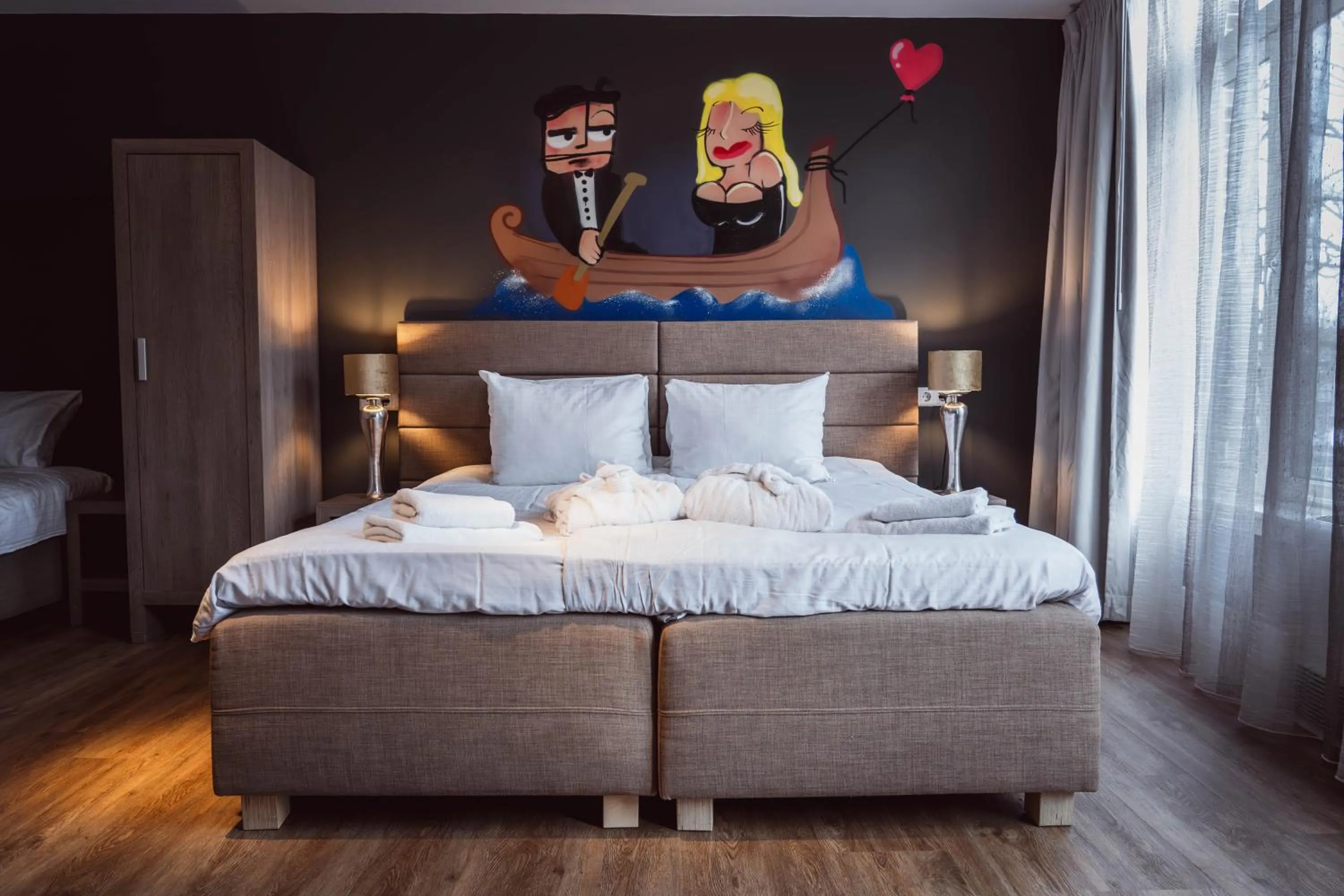 Bed in Tres Boutique Hotel