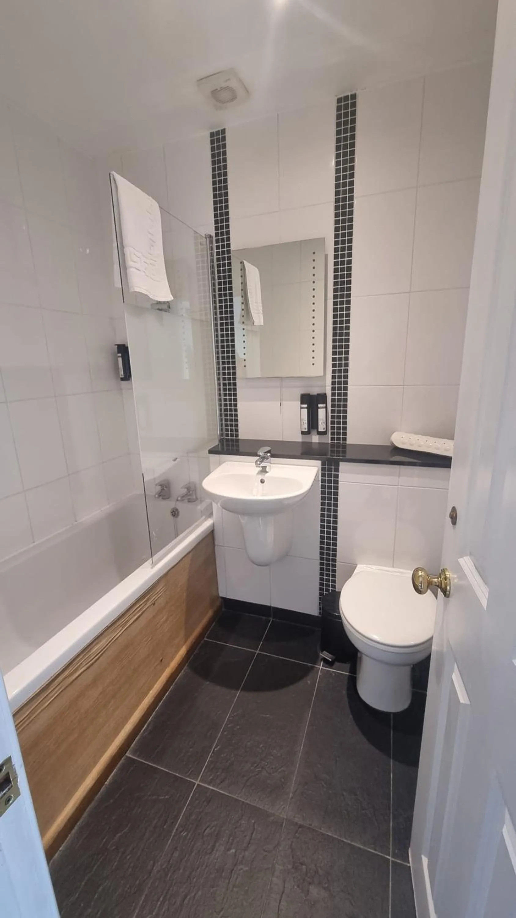 Toilet in Castle Limes Hotel