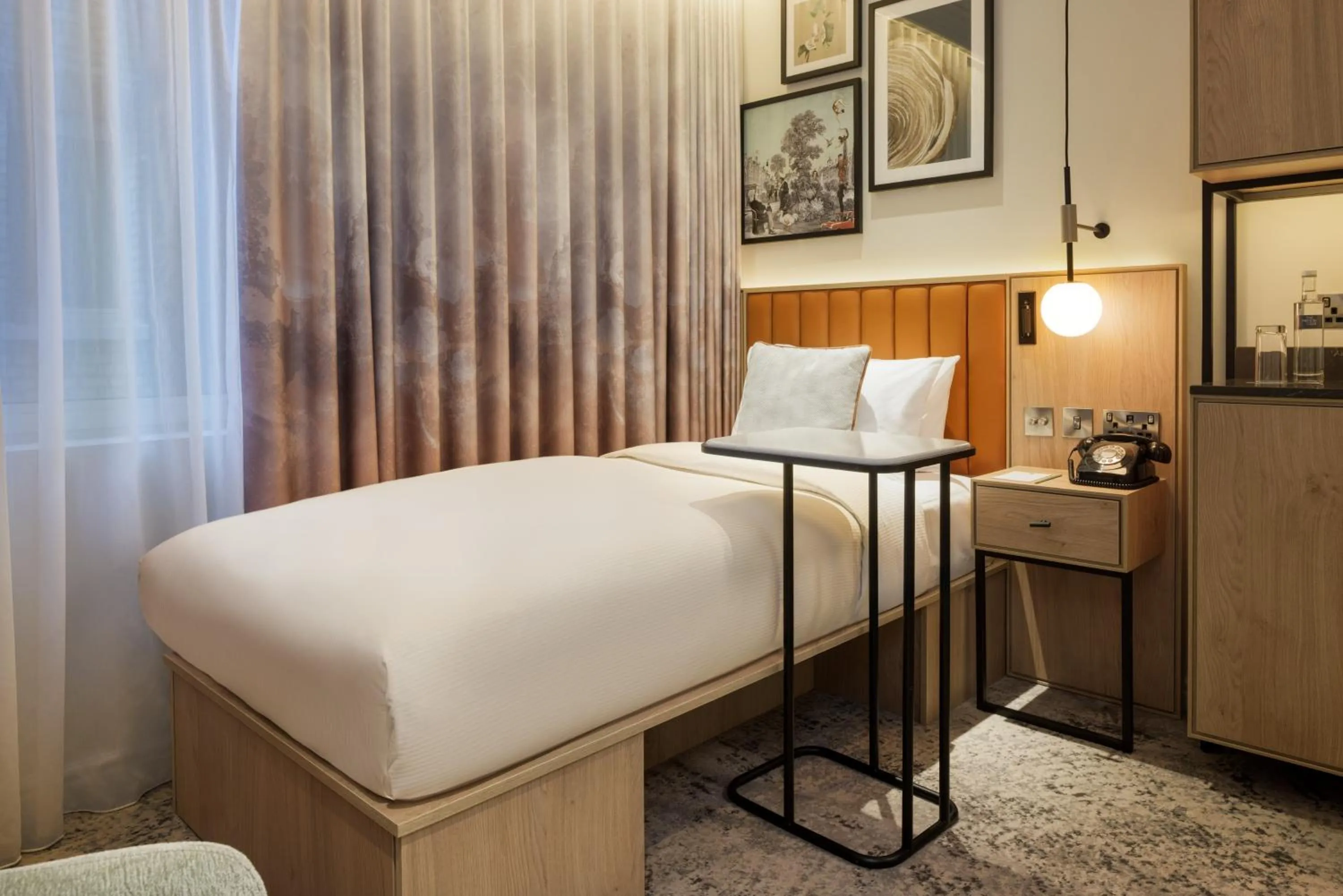 Bed in The Memoir Club, formerly Ambassadors Bloomsbury