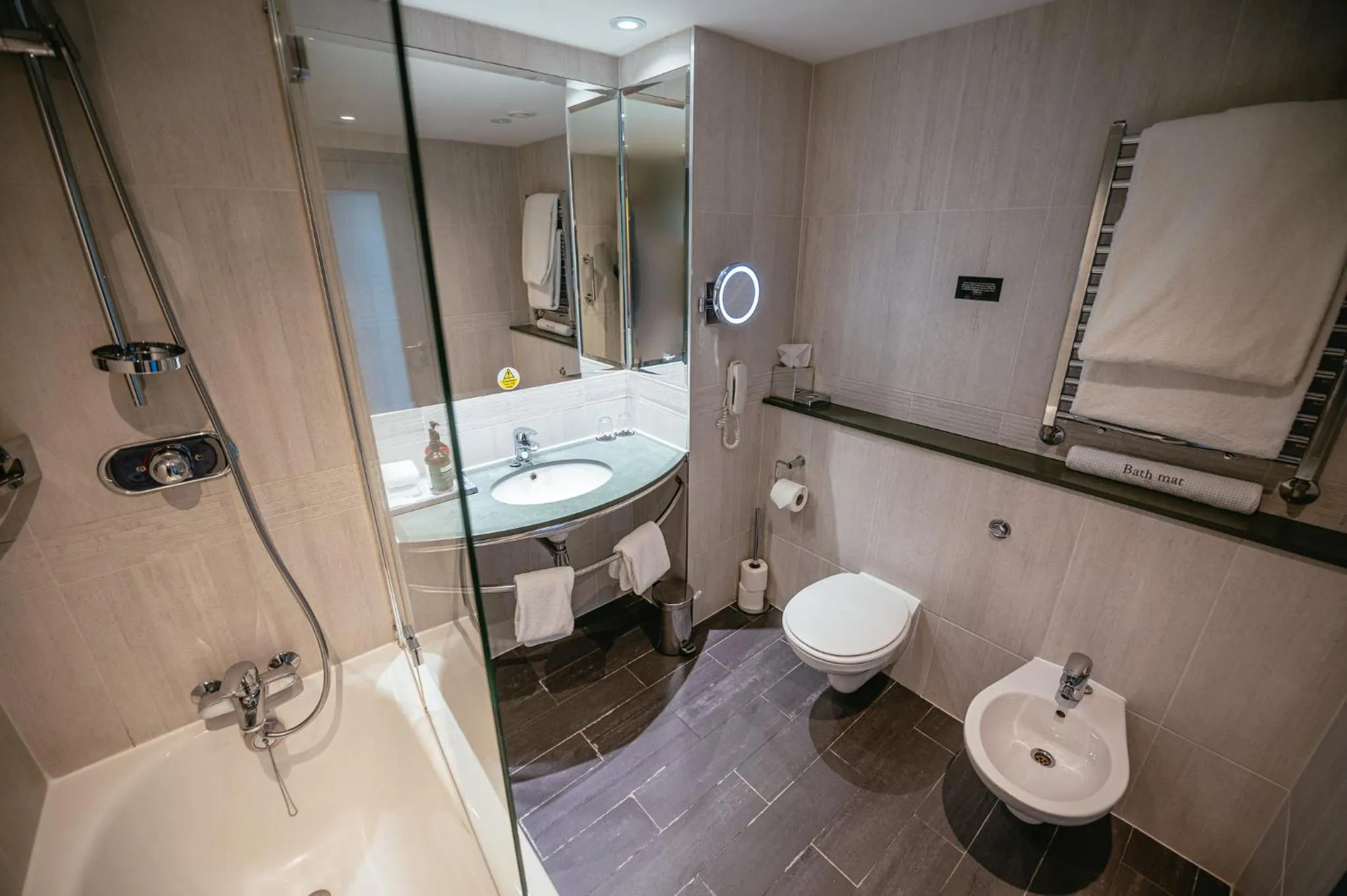 Bathroom in voco St. David's Cardiff by IHG