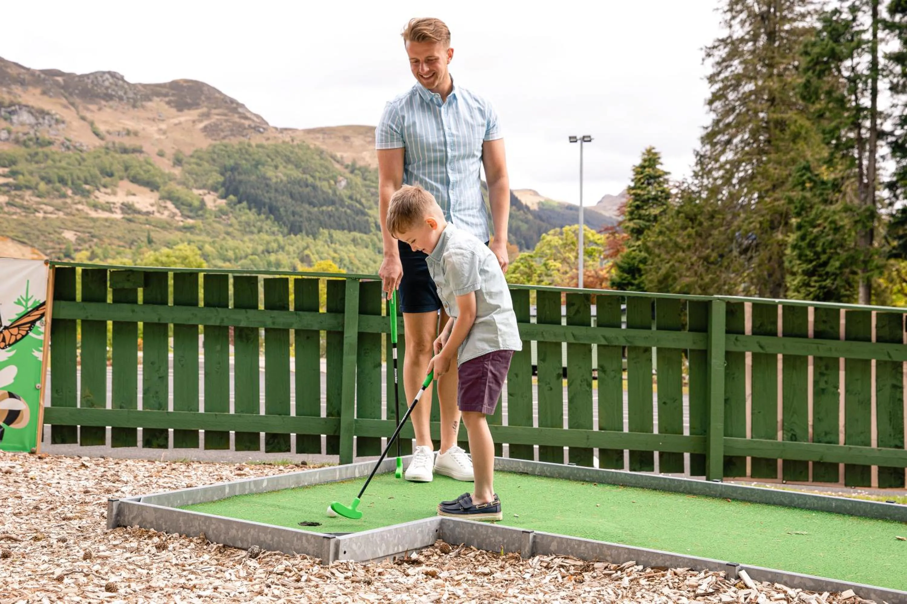 Minigolf in Drimsynie Estate Hotel
