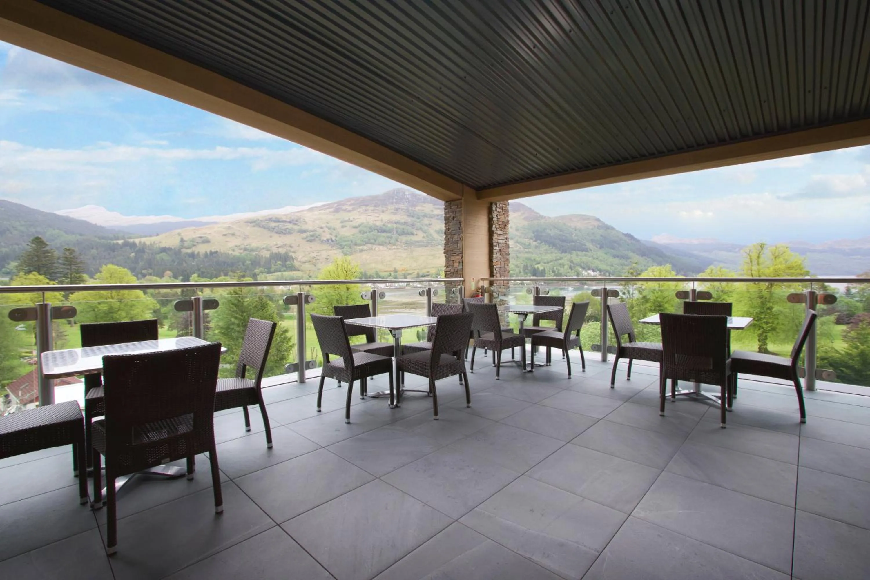 Facade/entrance in Drimsynie Estate Hotel