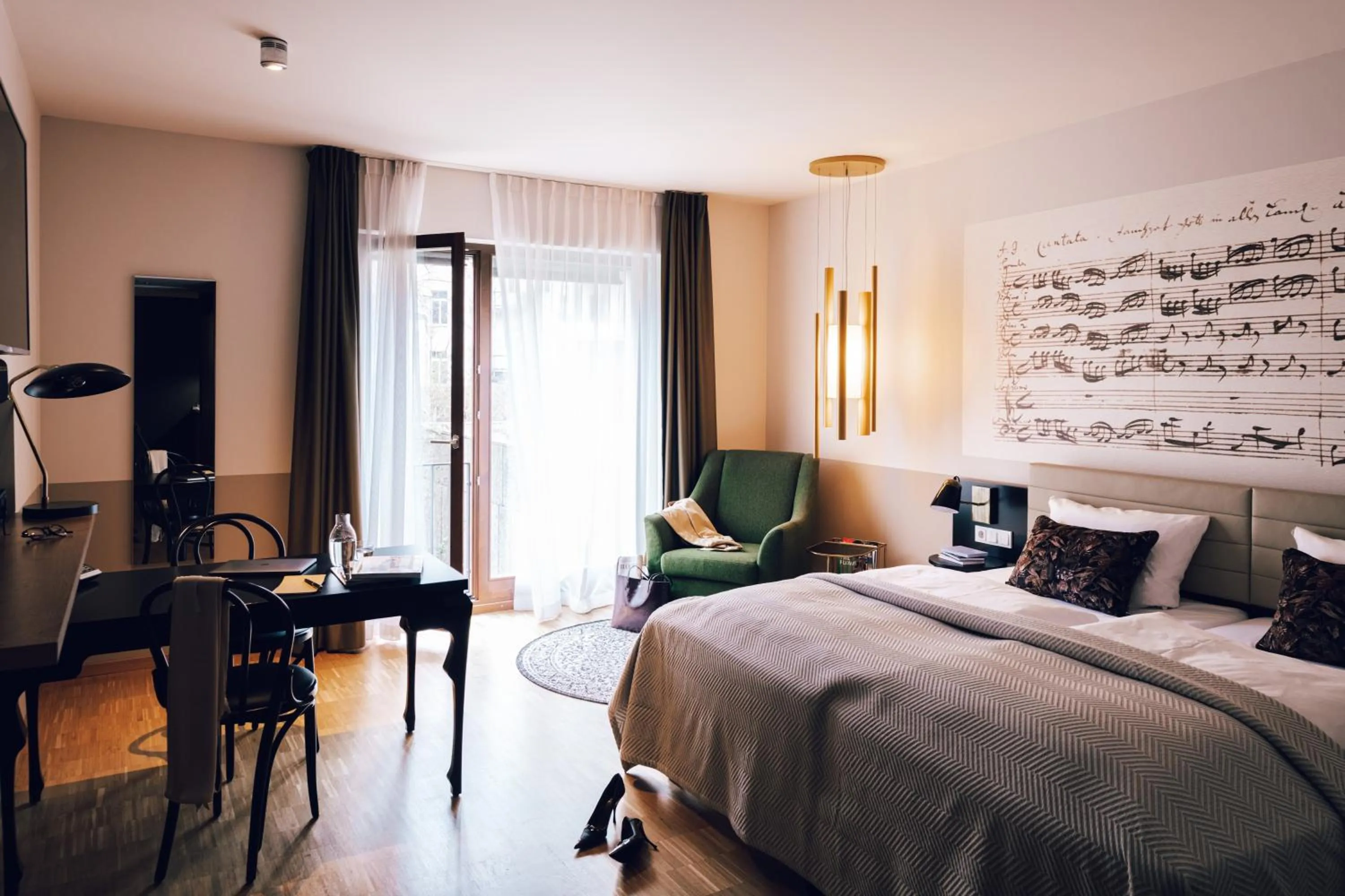 Bed in Townhouse Leipzig