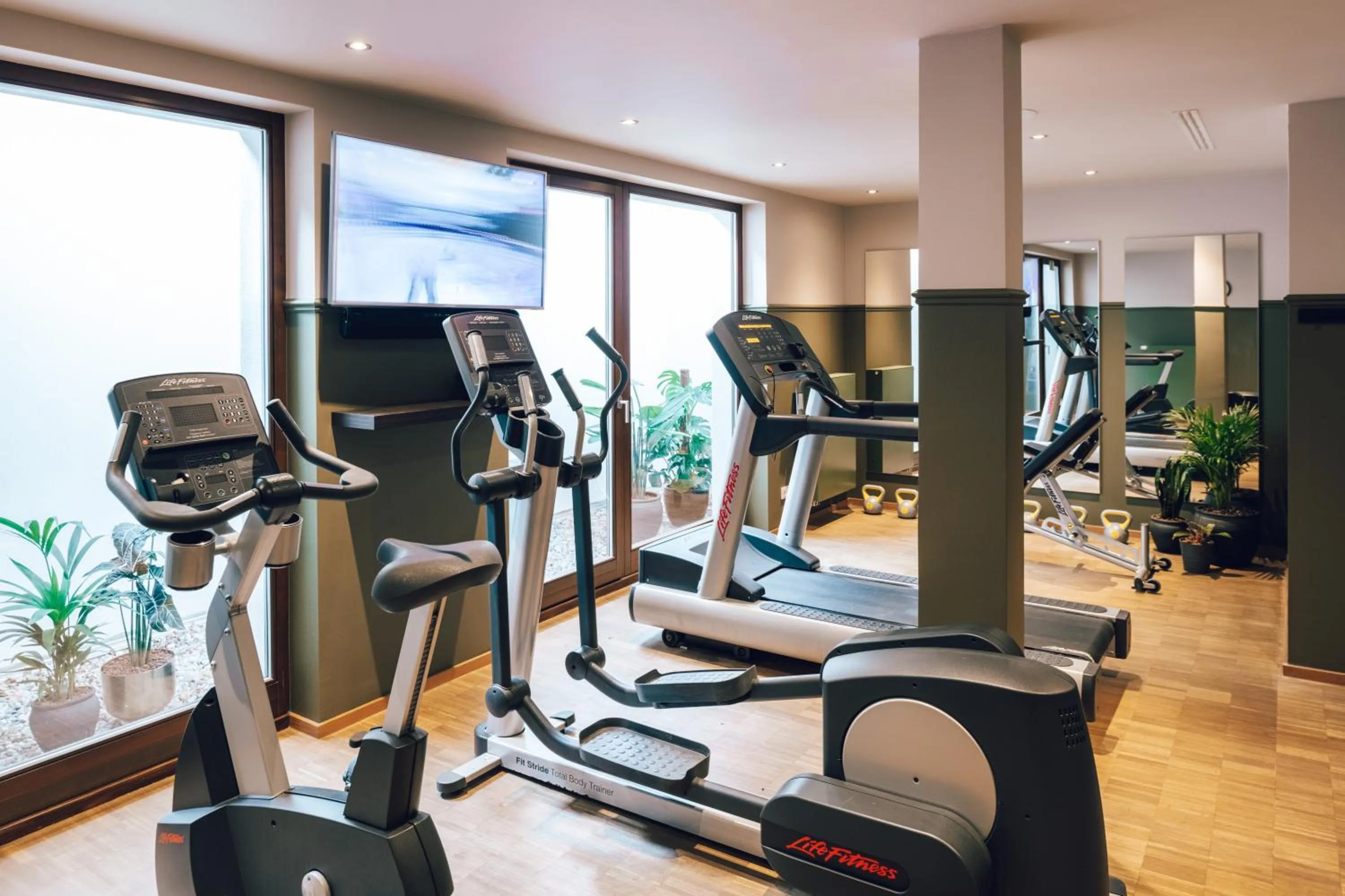 Fitness centre/facilities in Townhouse Leipzig