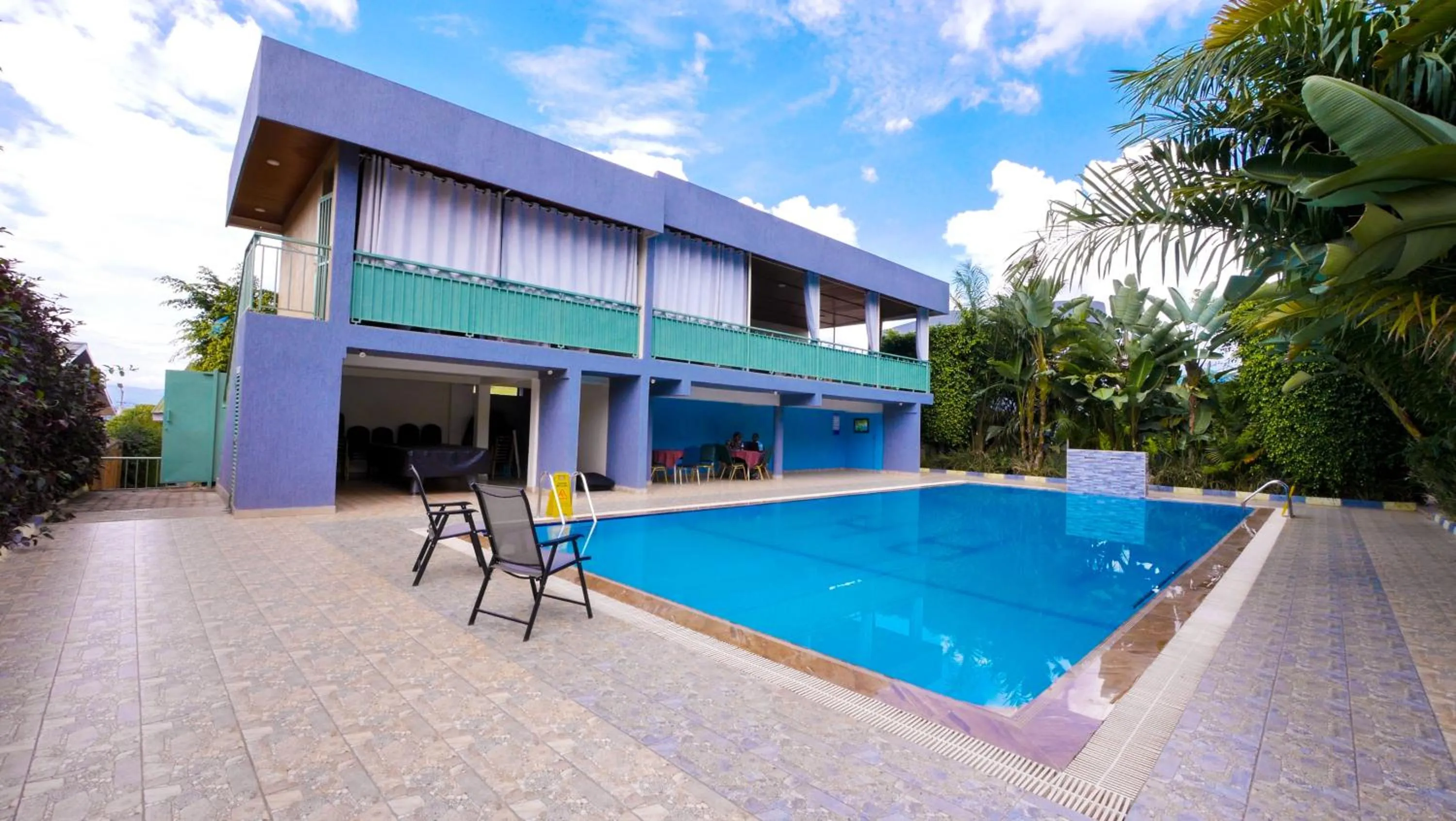 Pool view in Lebanon Hotel
