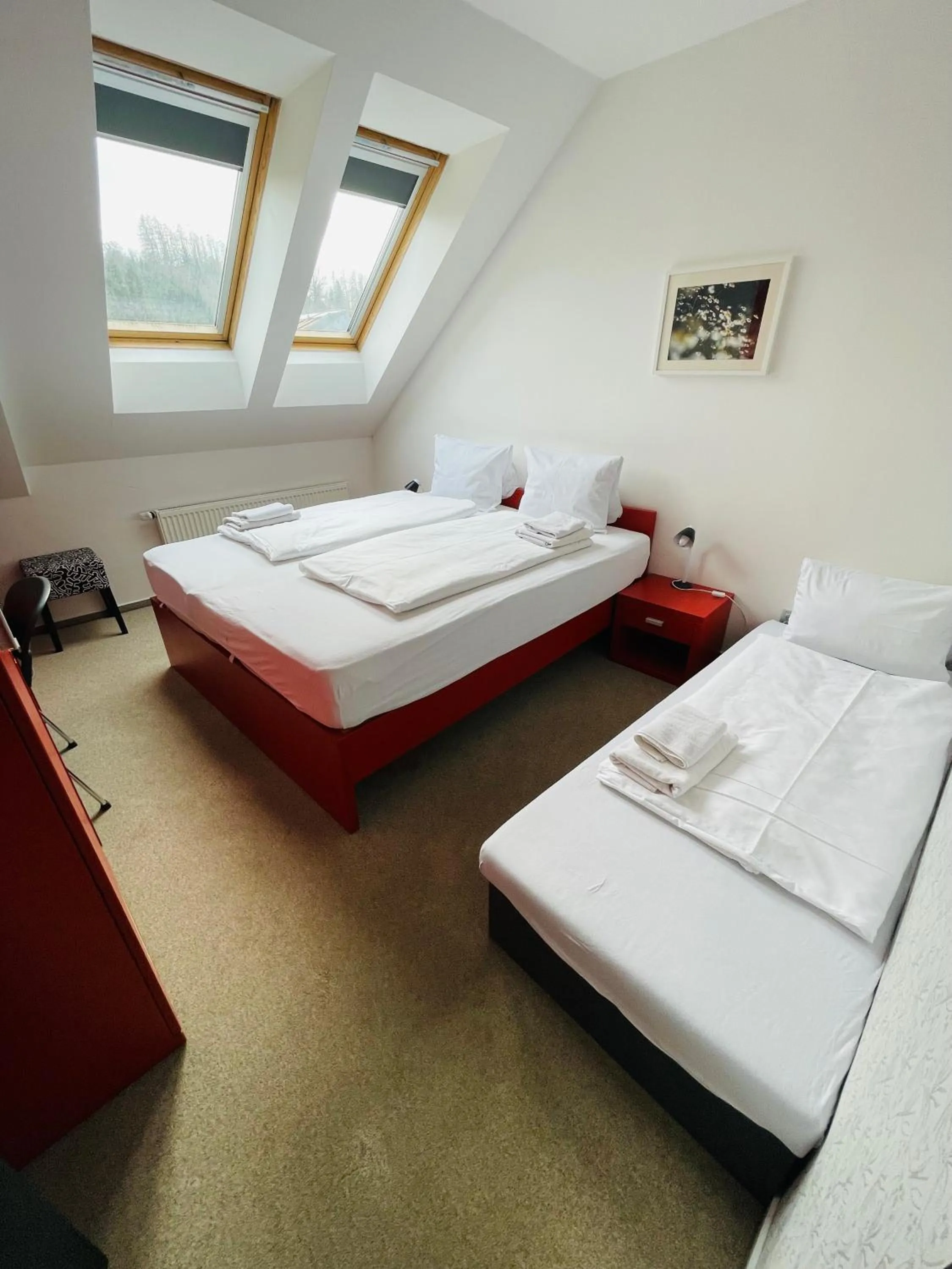 Bed in Hotel U Tří volů