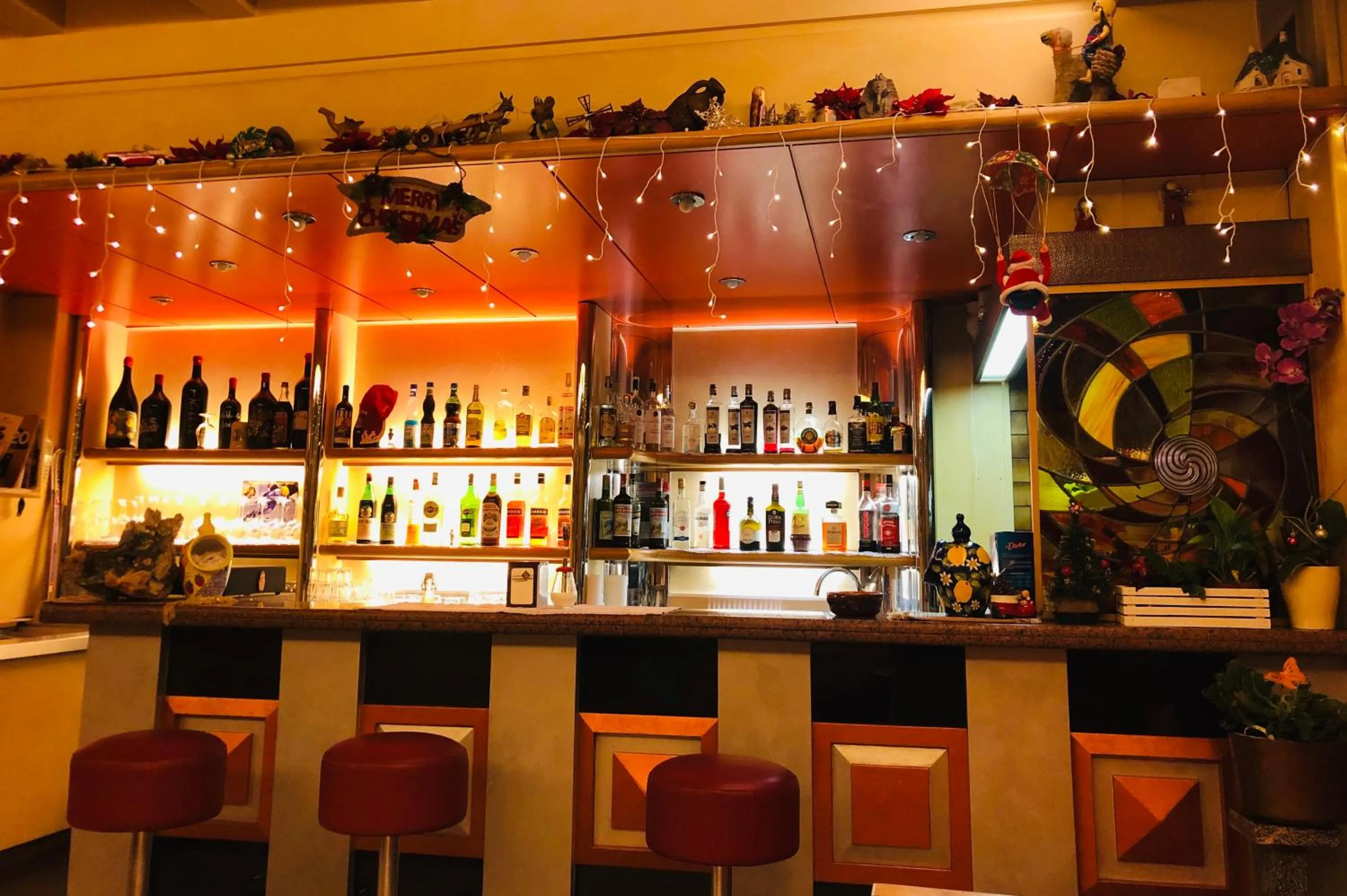 Lounge or bar in Hotel Genzianella