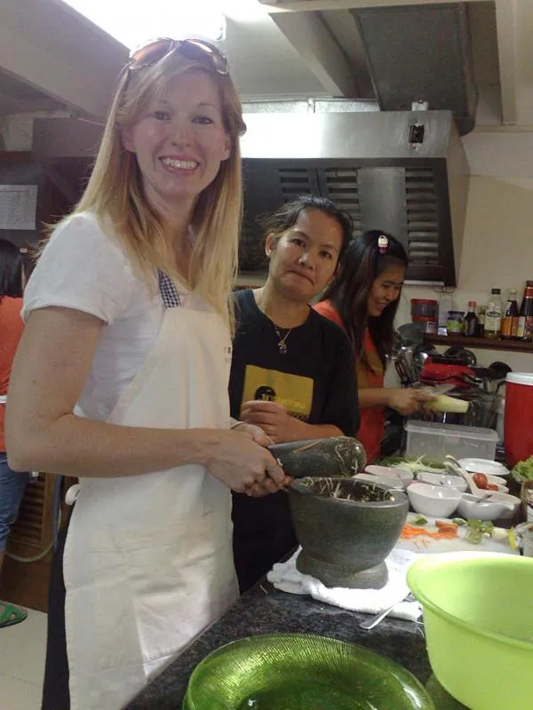 group of guests in Baan Dinso