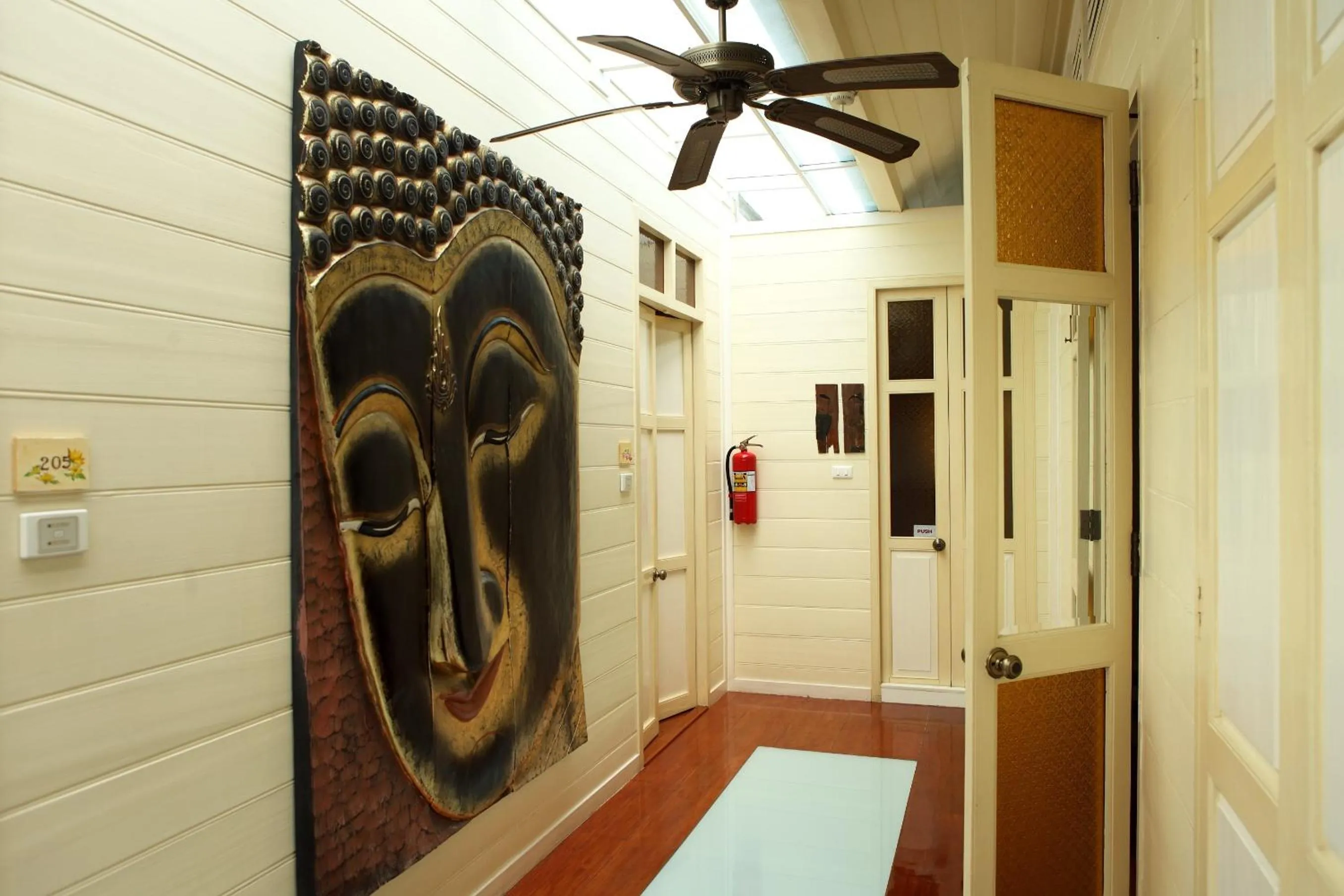 fireplace in Baan Dinso