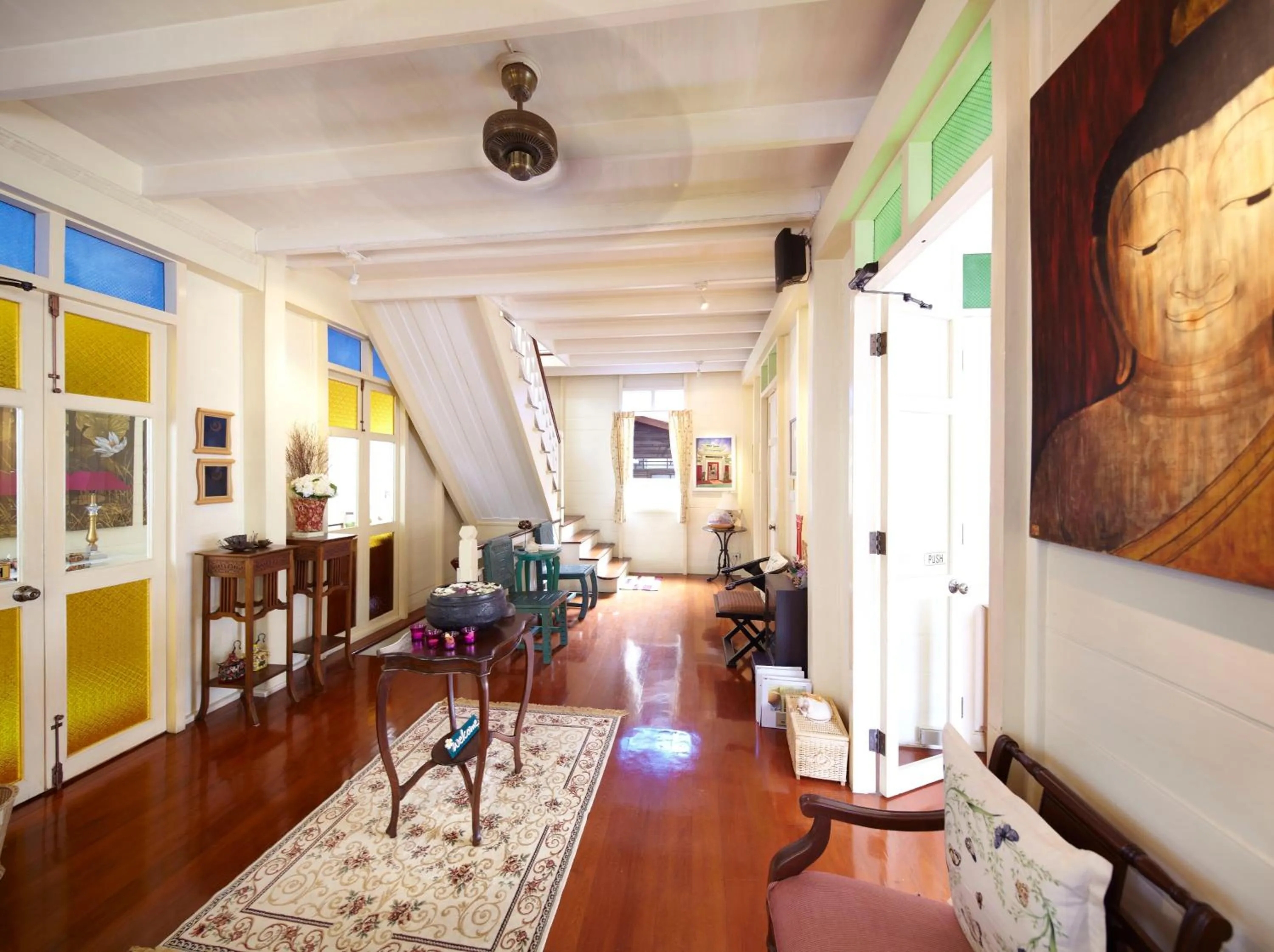 Seating area in Baan Dinso