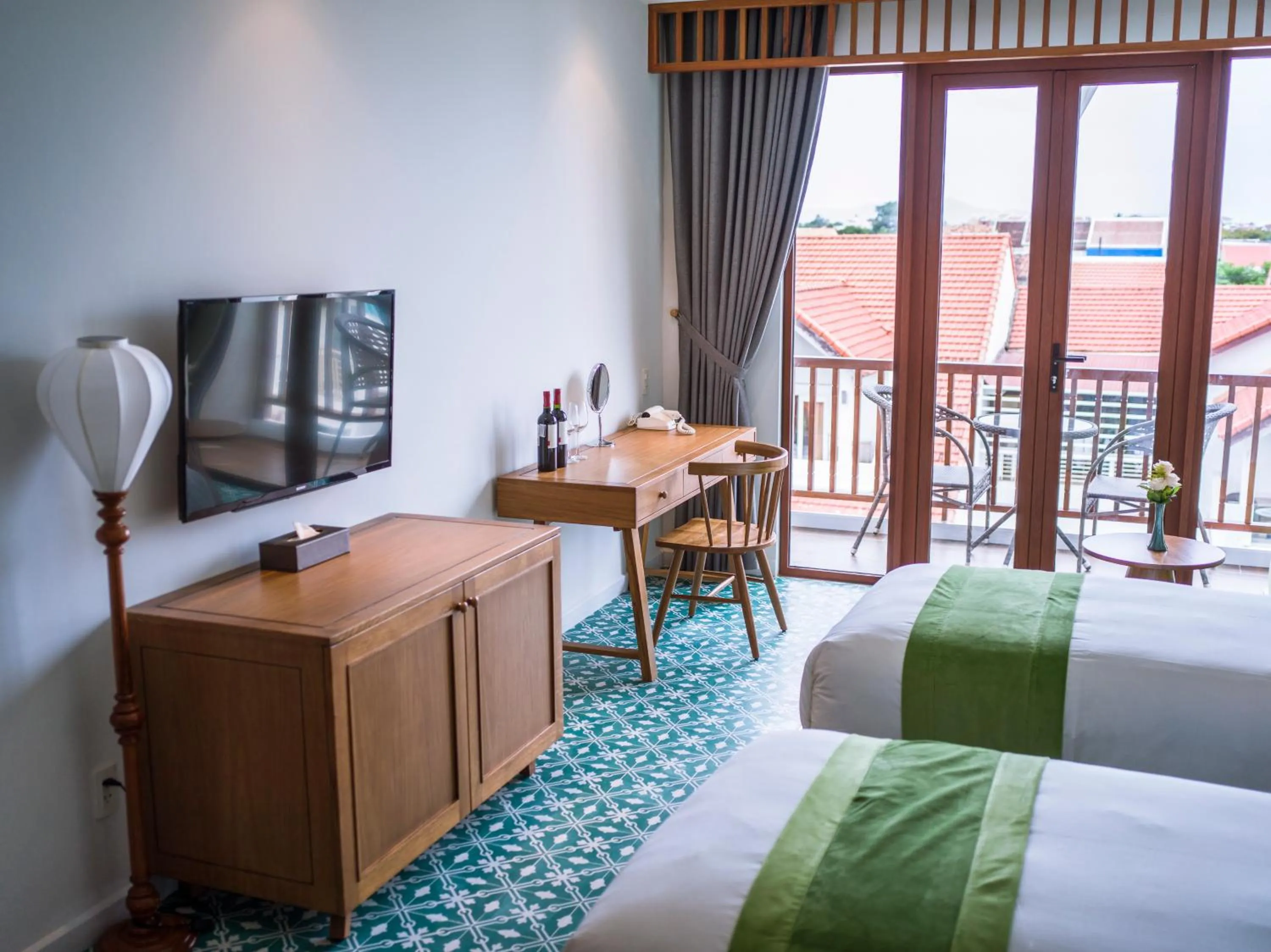 City view, Bed in Vinh Hung Old Town Hotel
