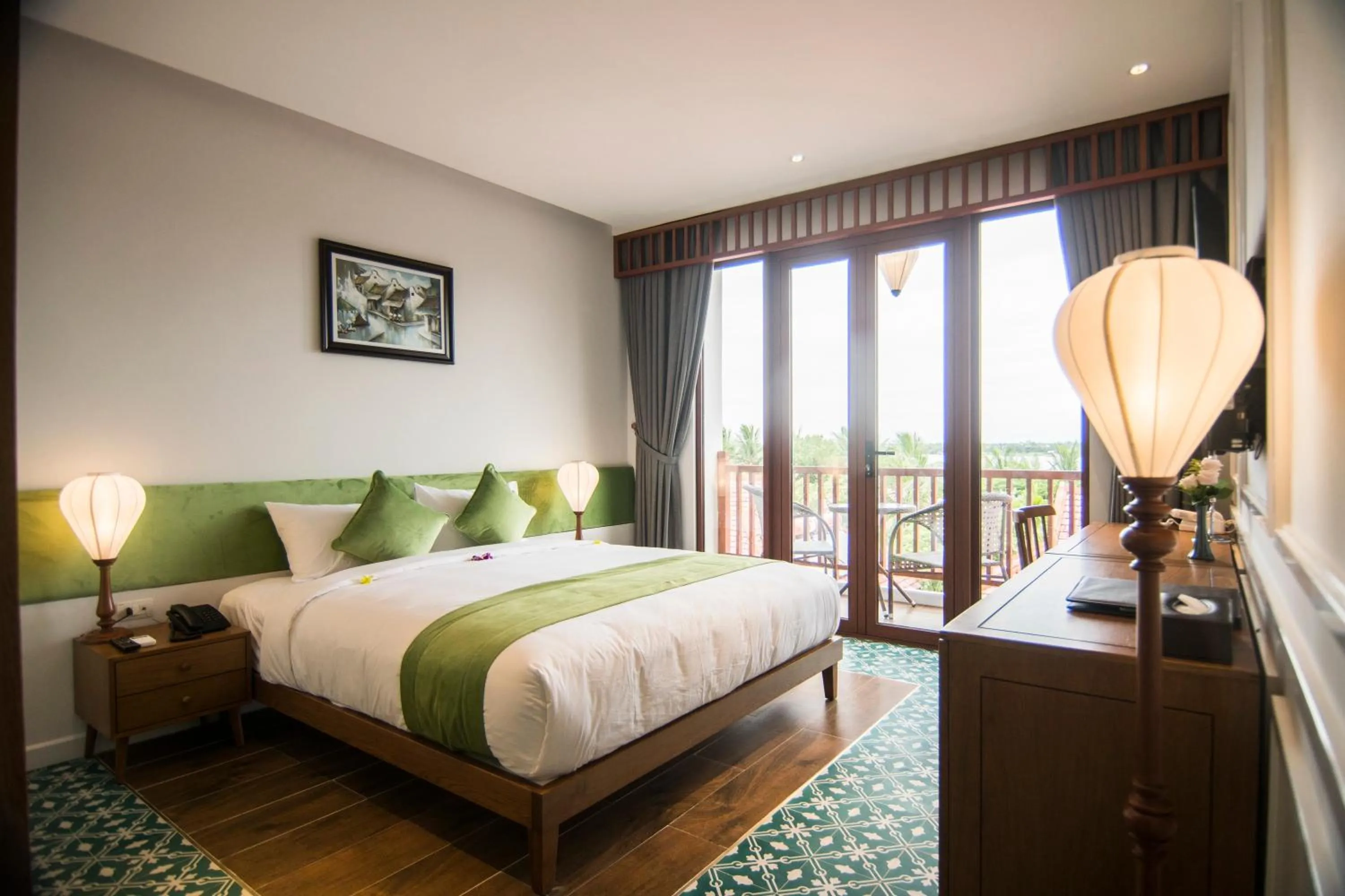 Bedroom, Bed in Vinh Hung Old Town Hotel