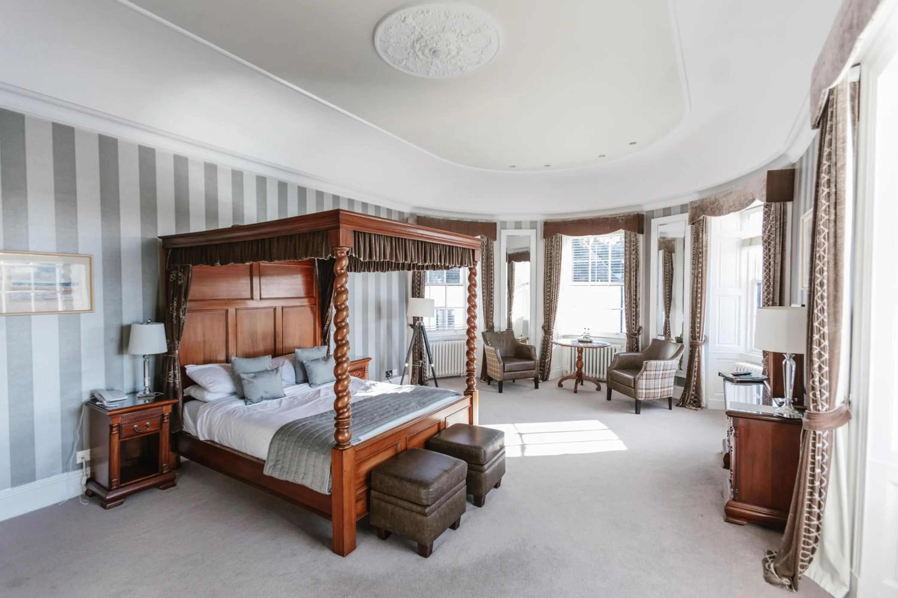 Bedroom, Bed in Maryculter House