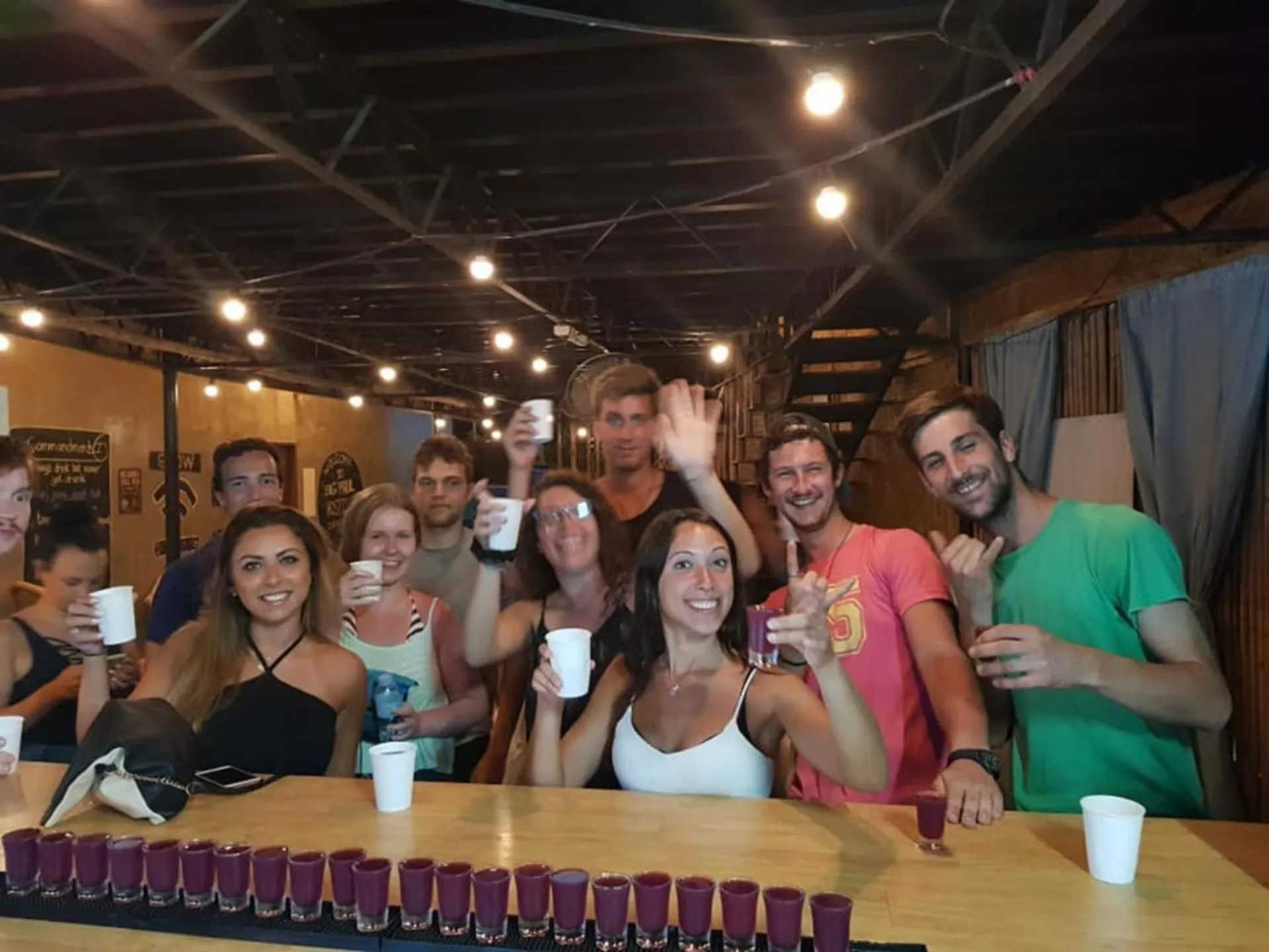 Evening entertainment in Big Paul Hostel