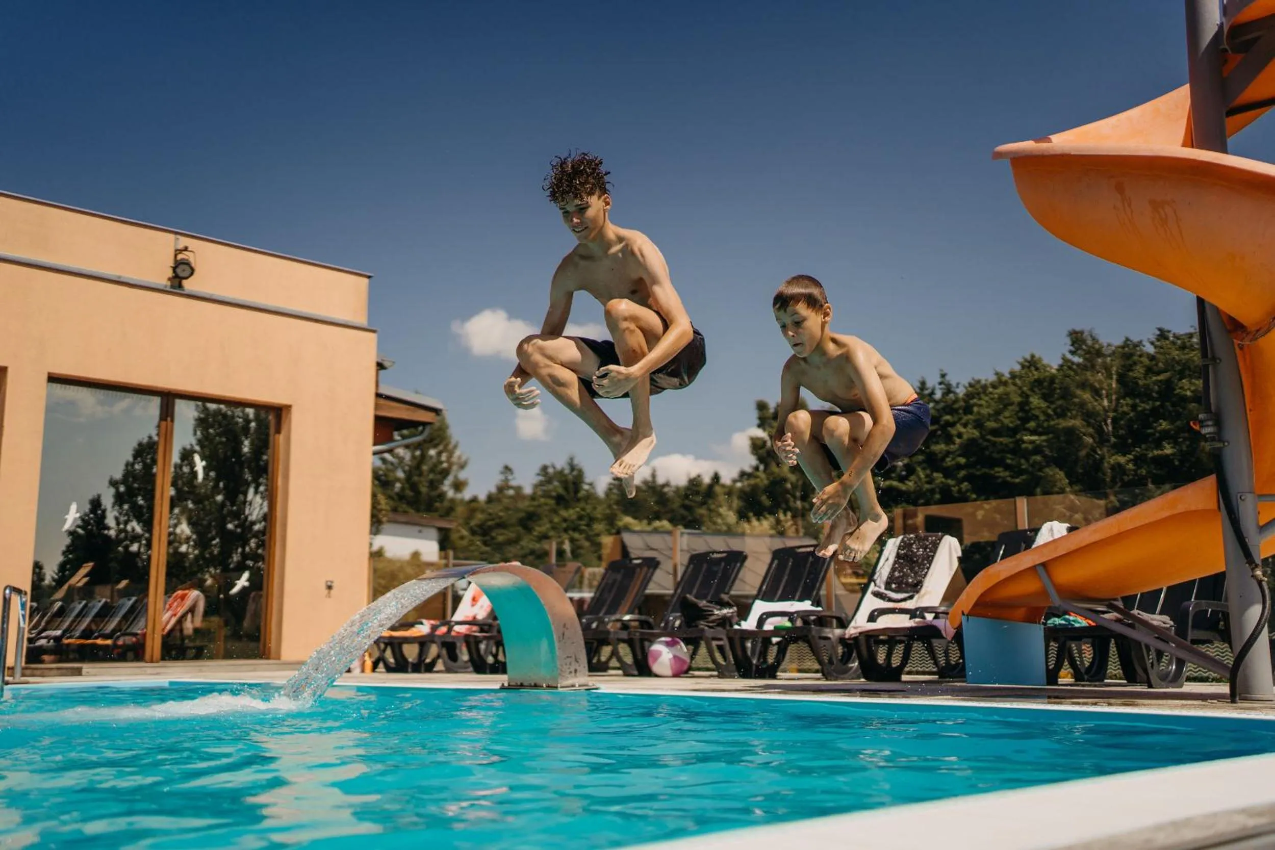 Swimming pool in OREA Resort Panorama Moravský kras