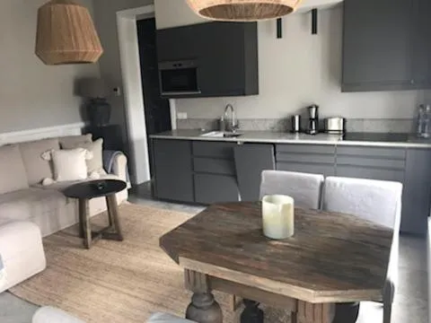 Kitchen or kitchenette in Villa Park Wisełka Spa & Wellness