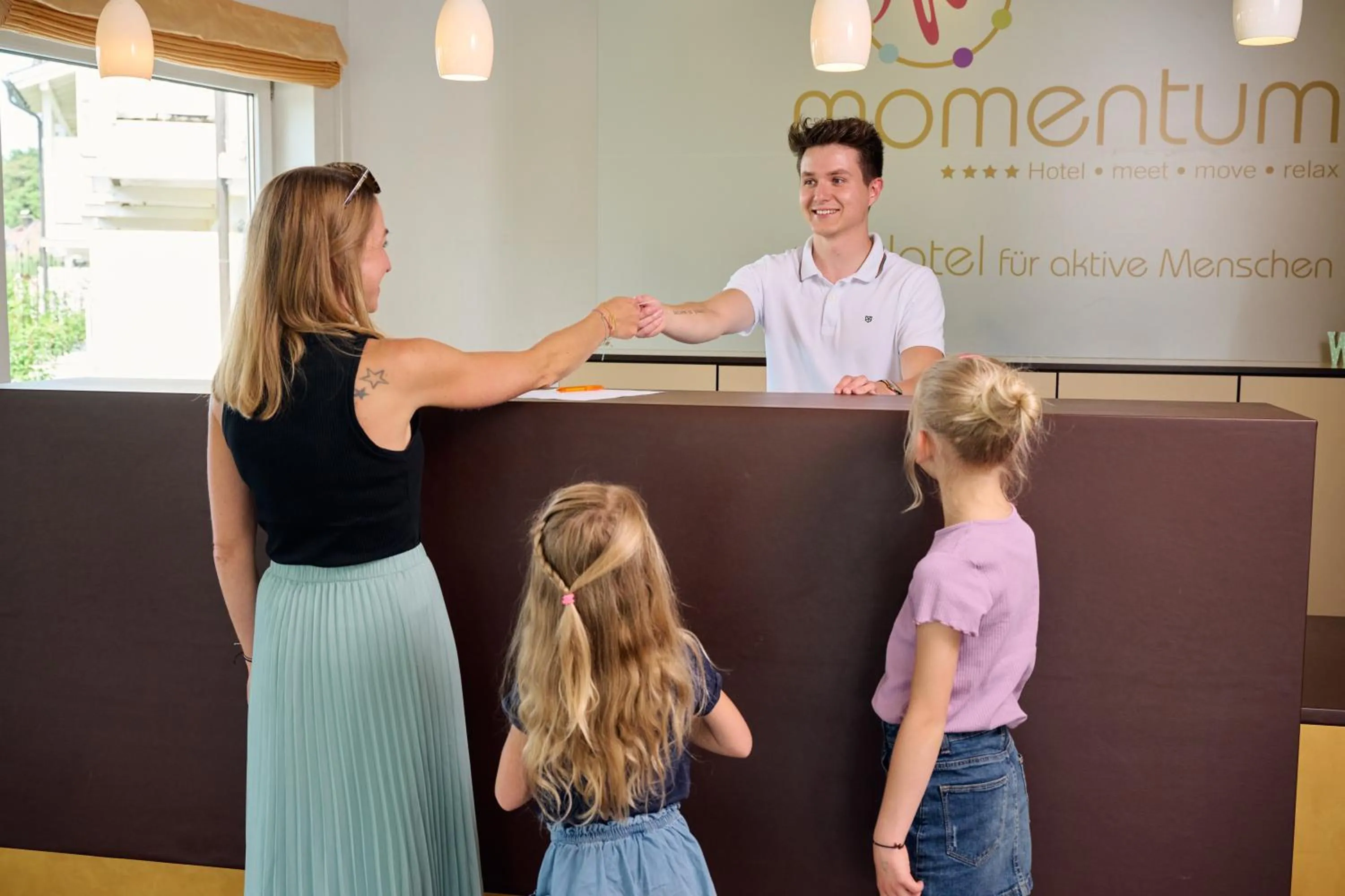 Lobby or reception in Hotel Momentum