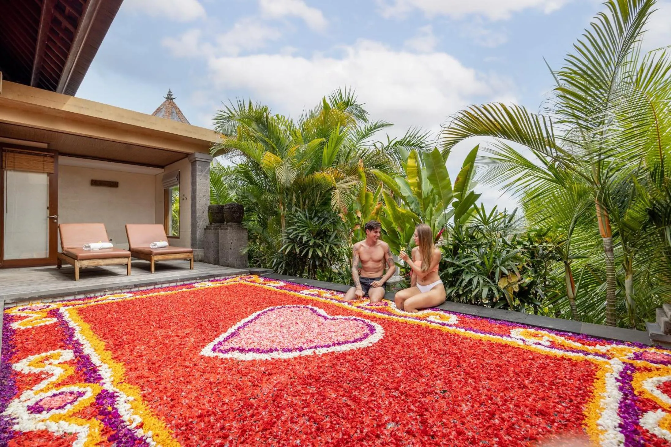 Patio in The Sankara Suites and Villas