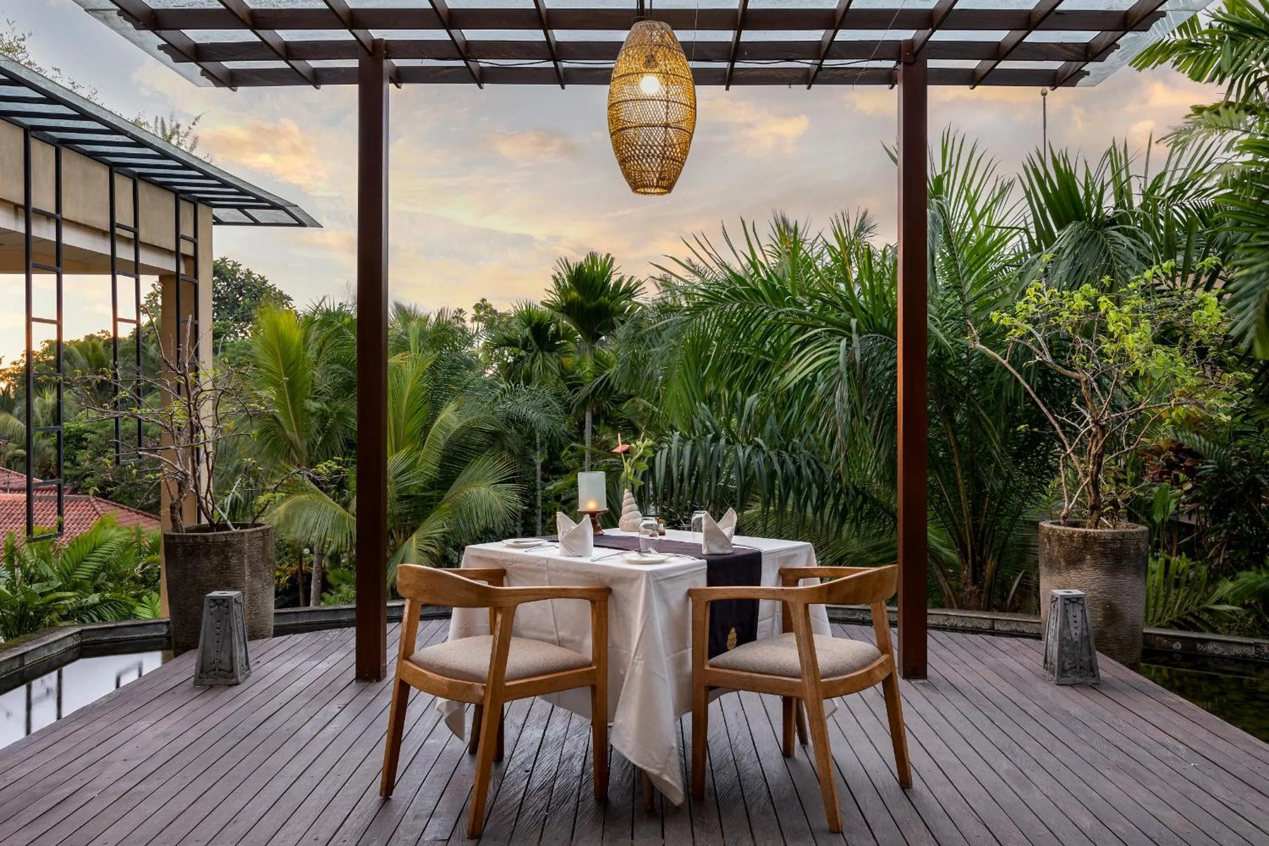 Patio in The Sankara Suites and Villas