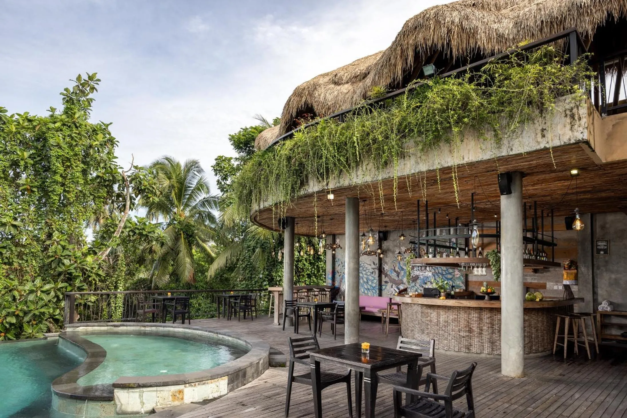 Patio in The Sankara Suites and Villas