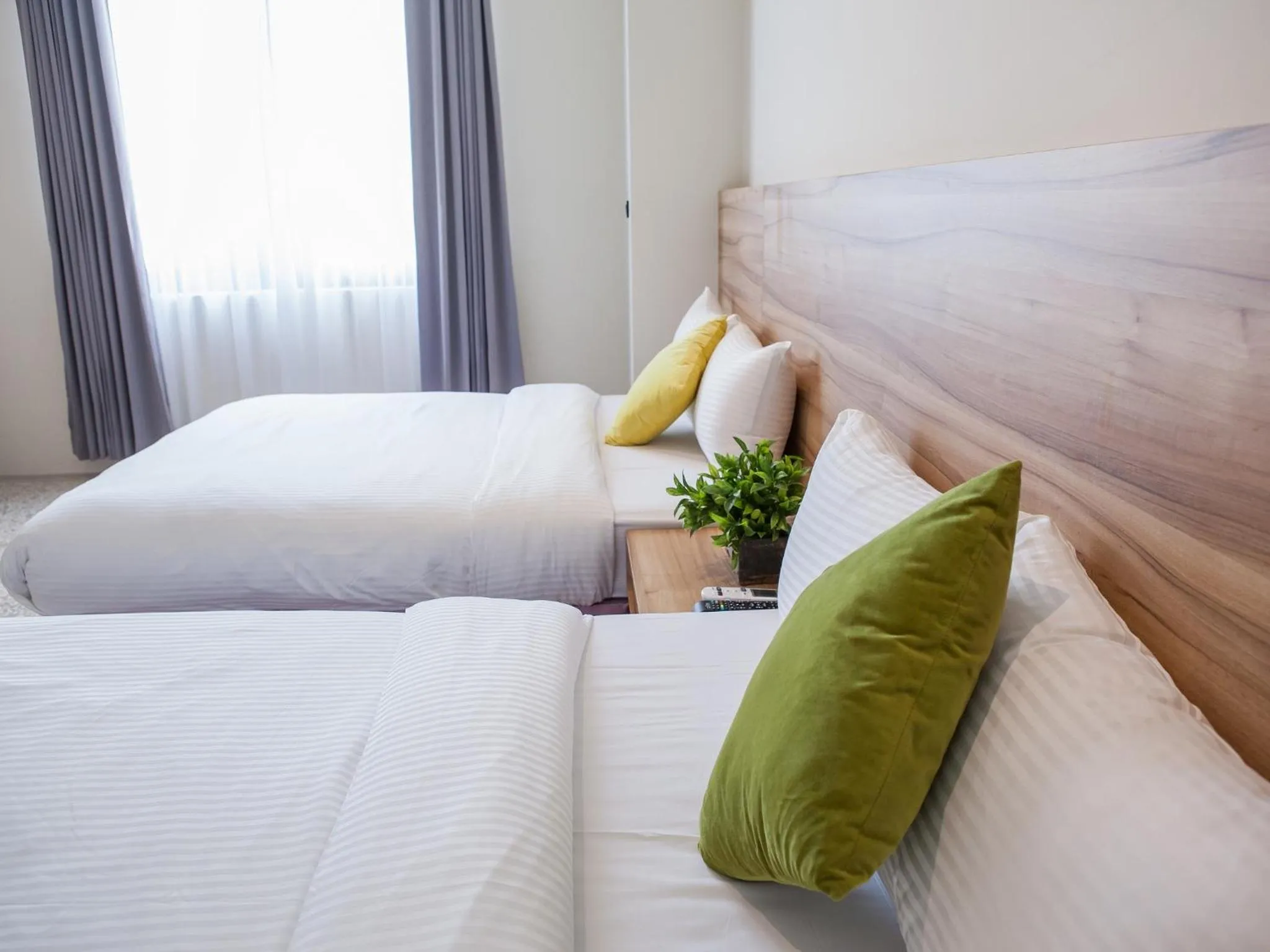 Bed in Rainbow Hotel