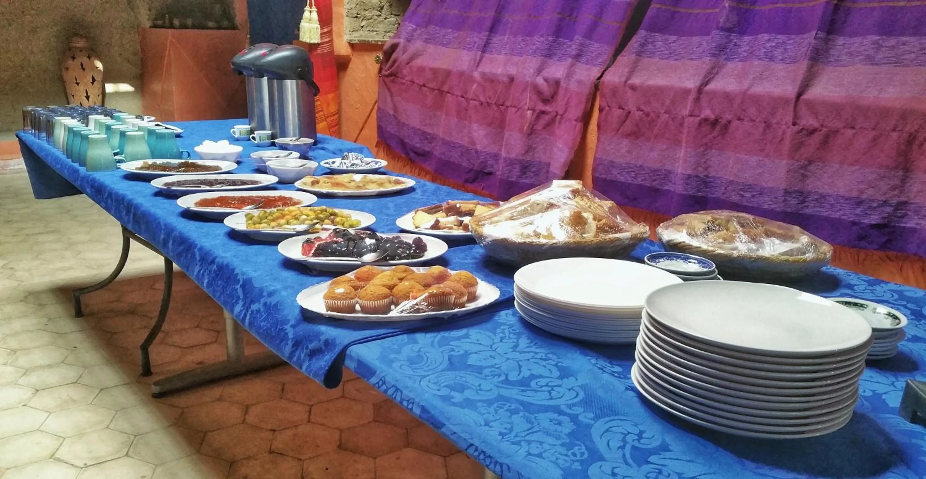 Continental breakfast in Haven La Chance Desert Hotel