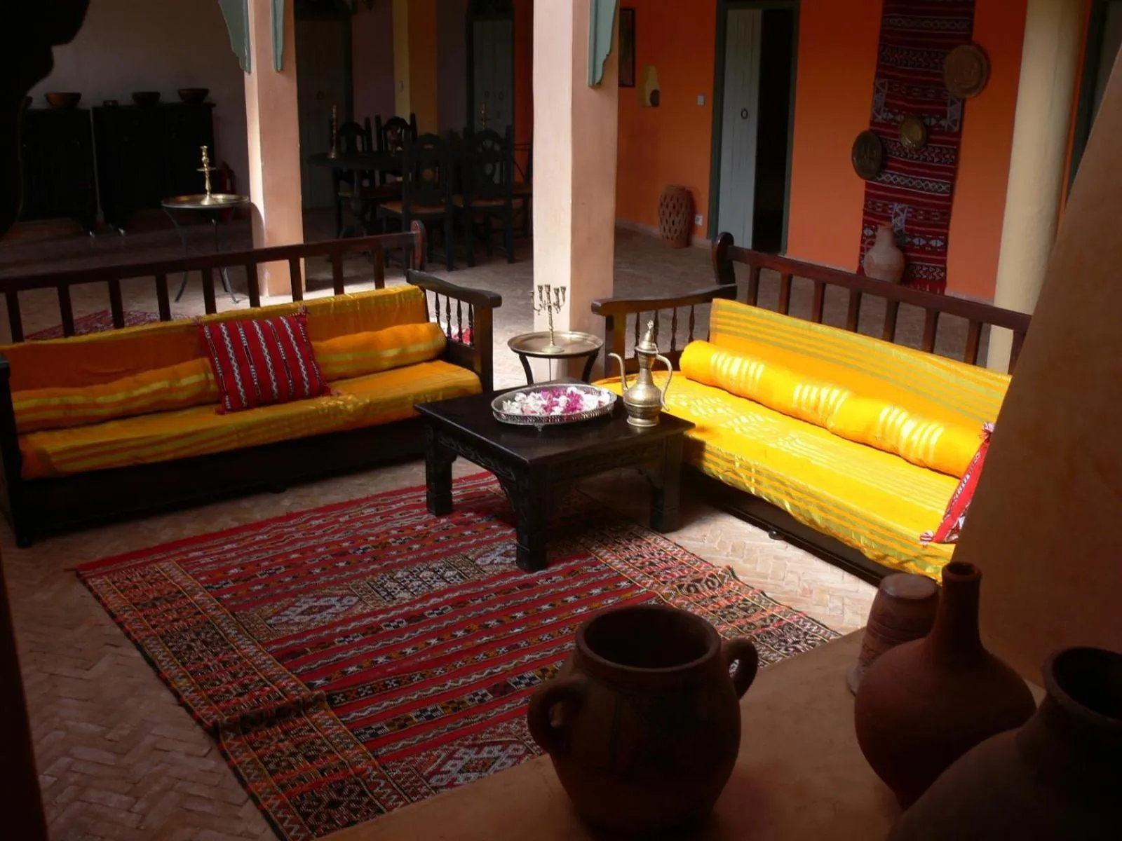 Living room in Riad Douar Des Oliviers