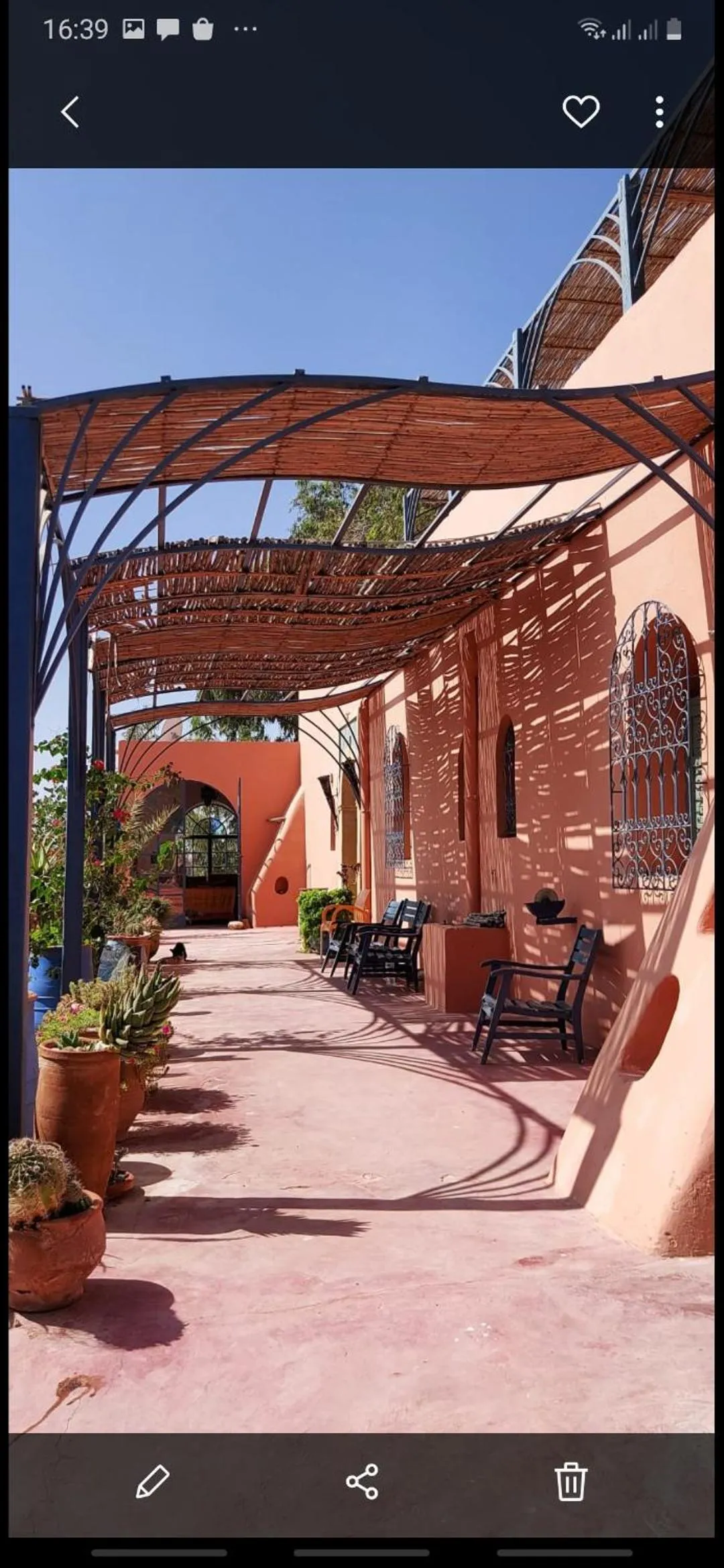 Facade/entrance in Riad Douar Des Oliviers