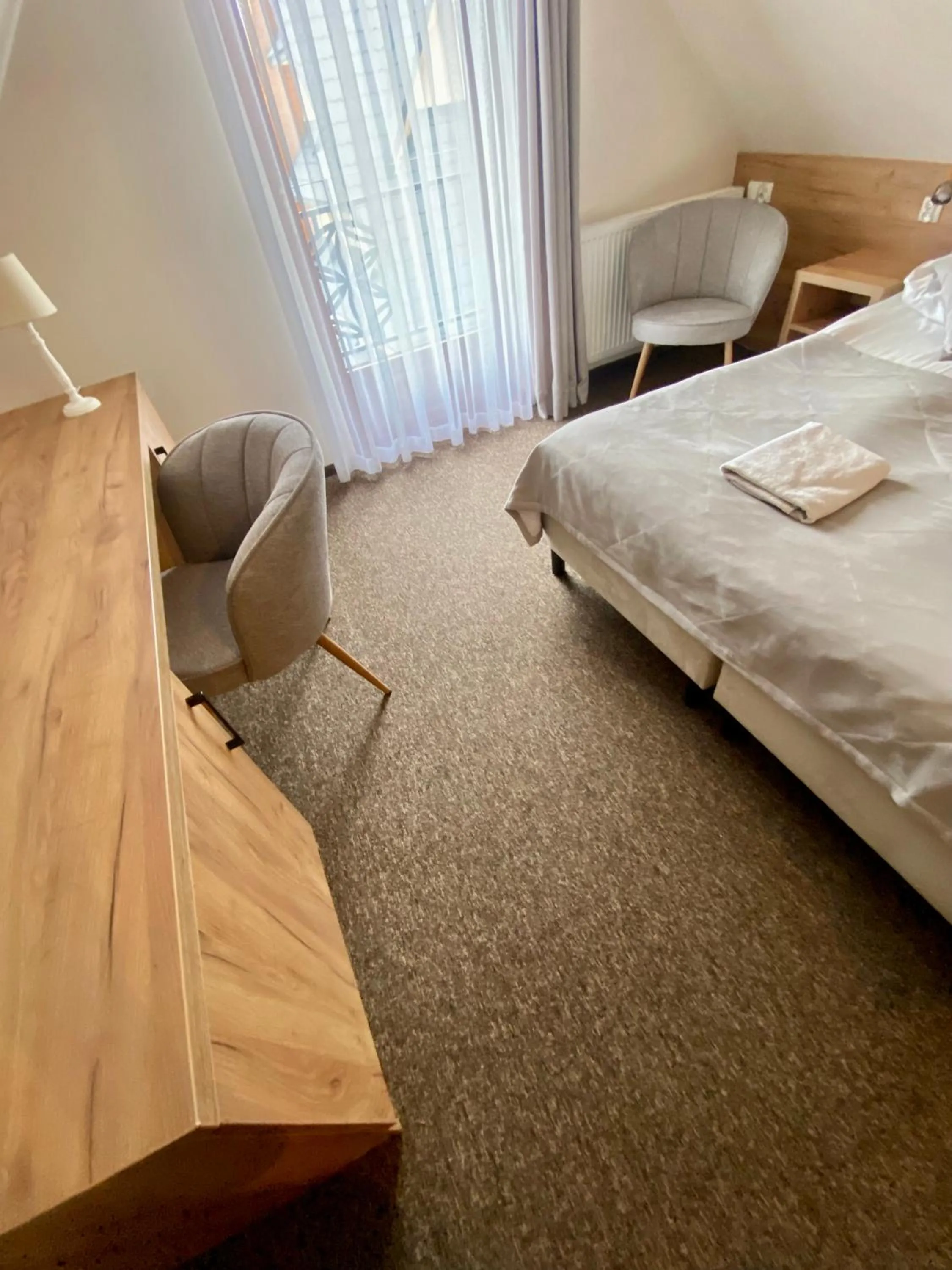 Bed in ZAJAZD BIAŁCZAŃSKI Dom Wypoczynkowy Restauracja blisko Stoków Narciarskich