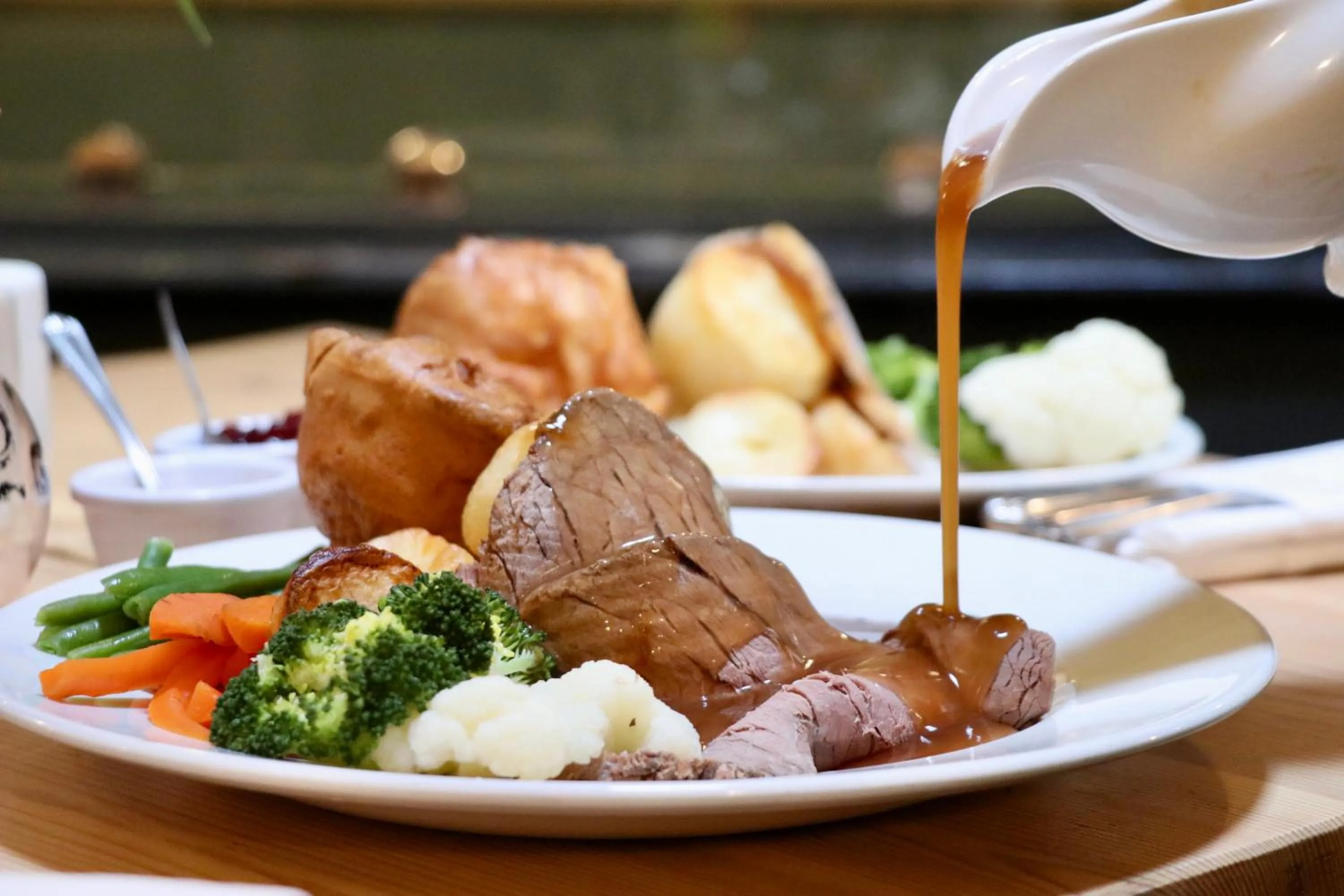 Food close-up in The Boars Head Hotel