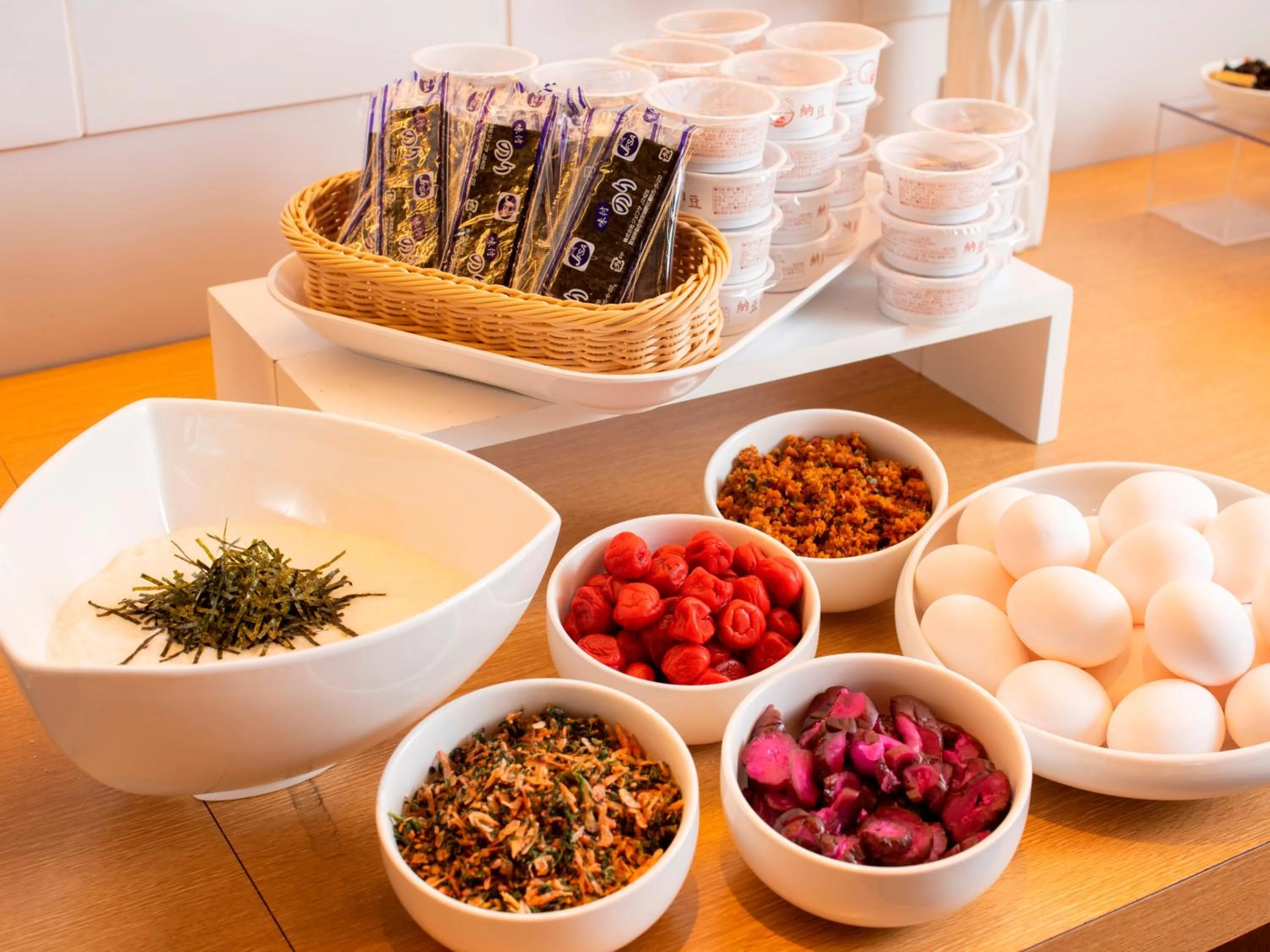 Buffet breakfast in HATAGO INN Fukushima Hirono