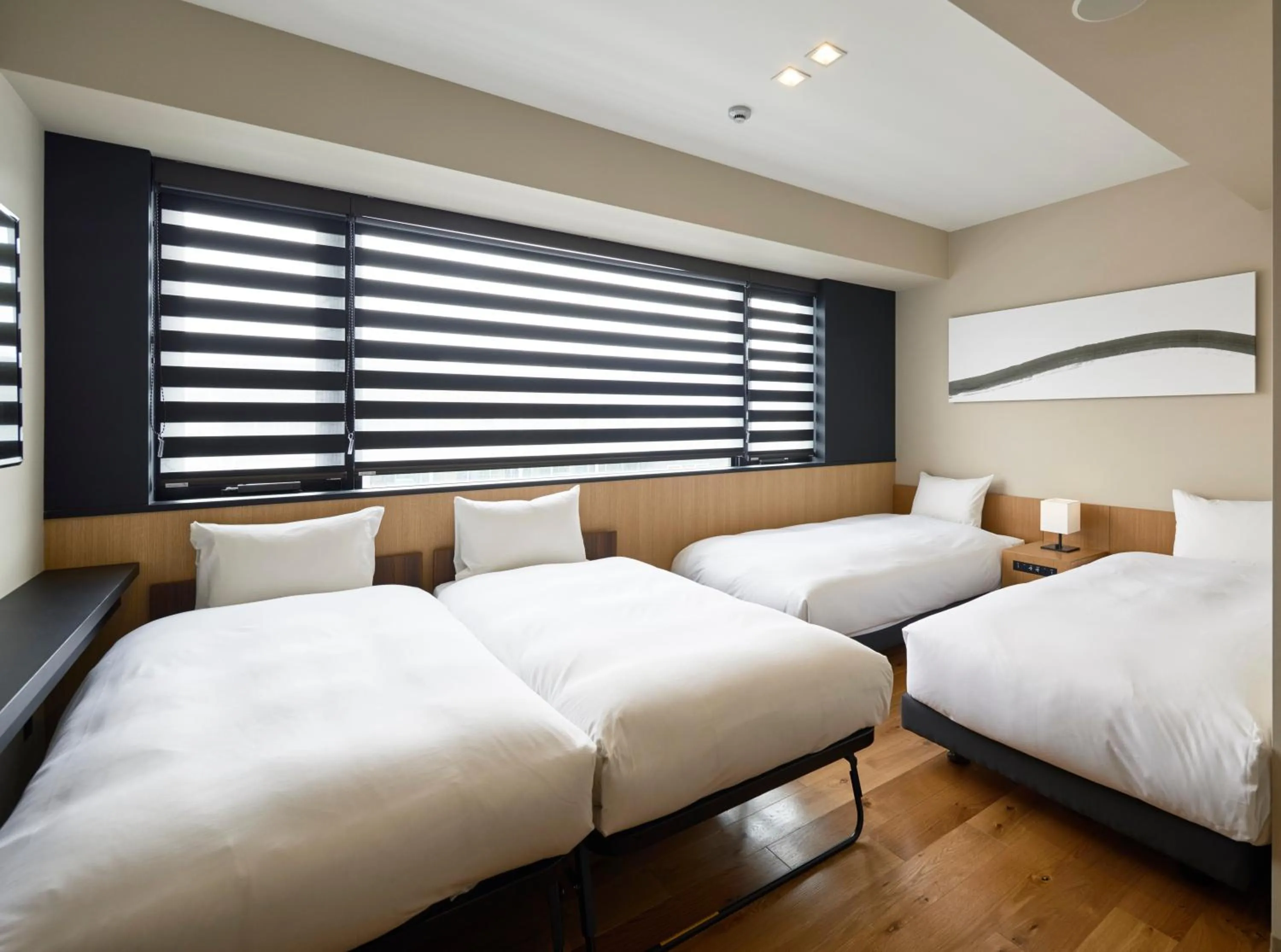 Bed in HATAGO INN Fukushima Hirono