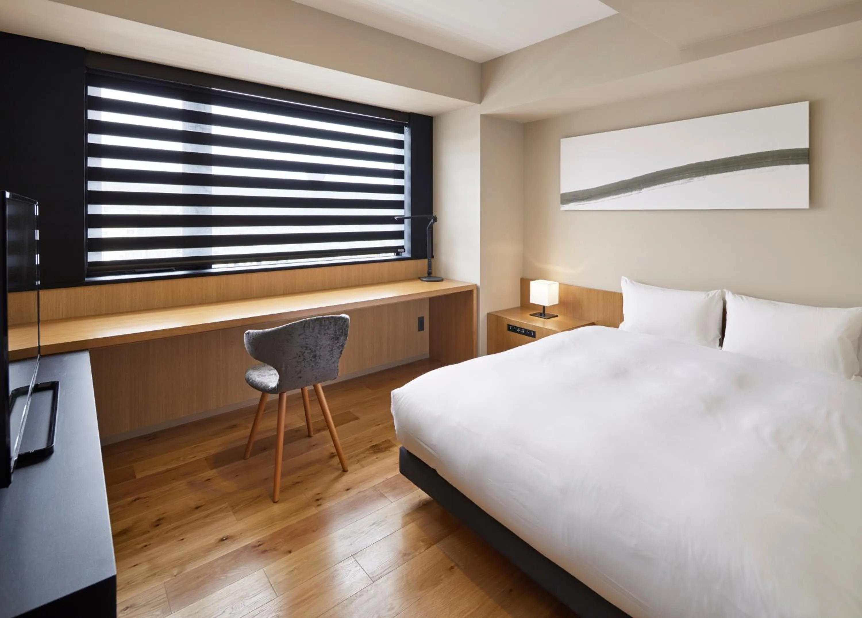 Bed in HATAGO INN Fukushima Hirono