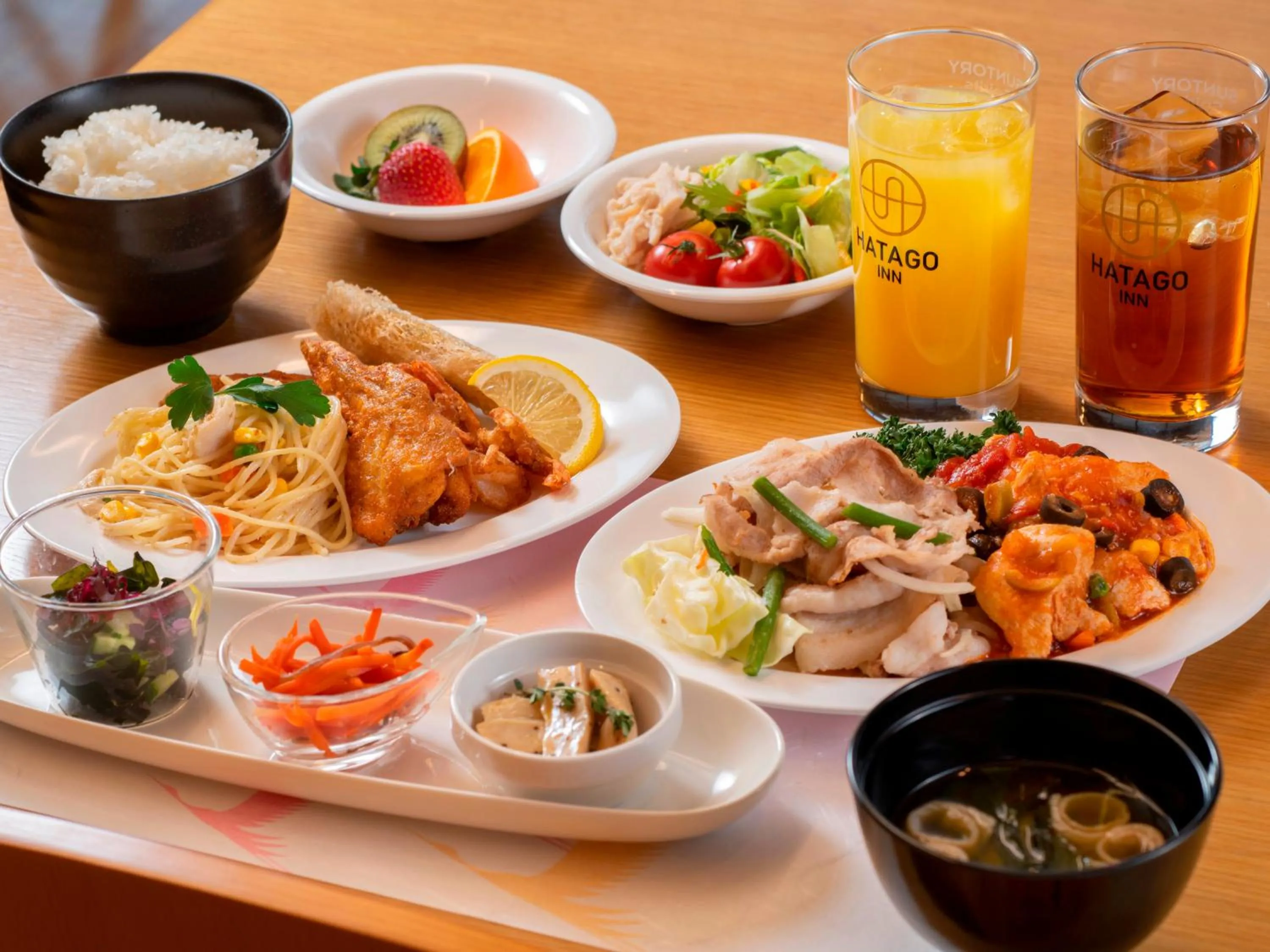 Dinner in HATAGO INN Fukushima Hirono