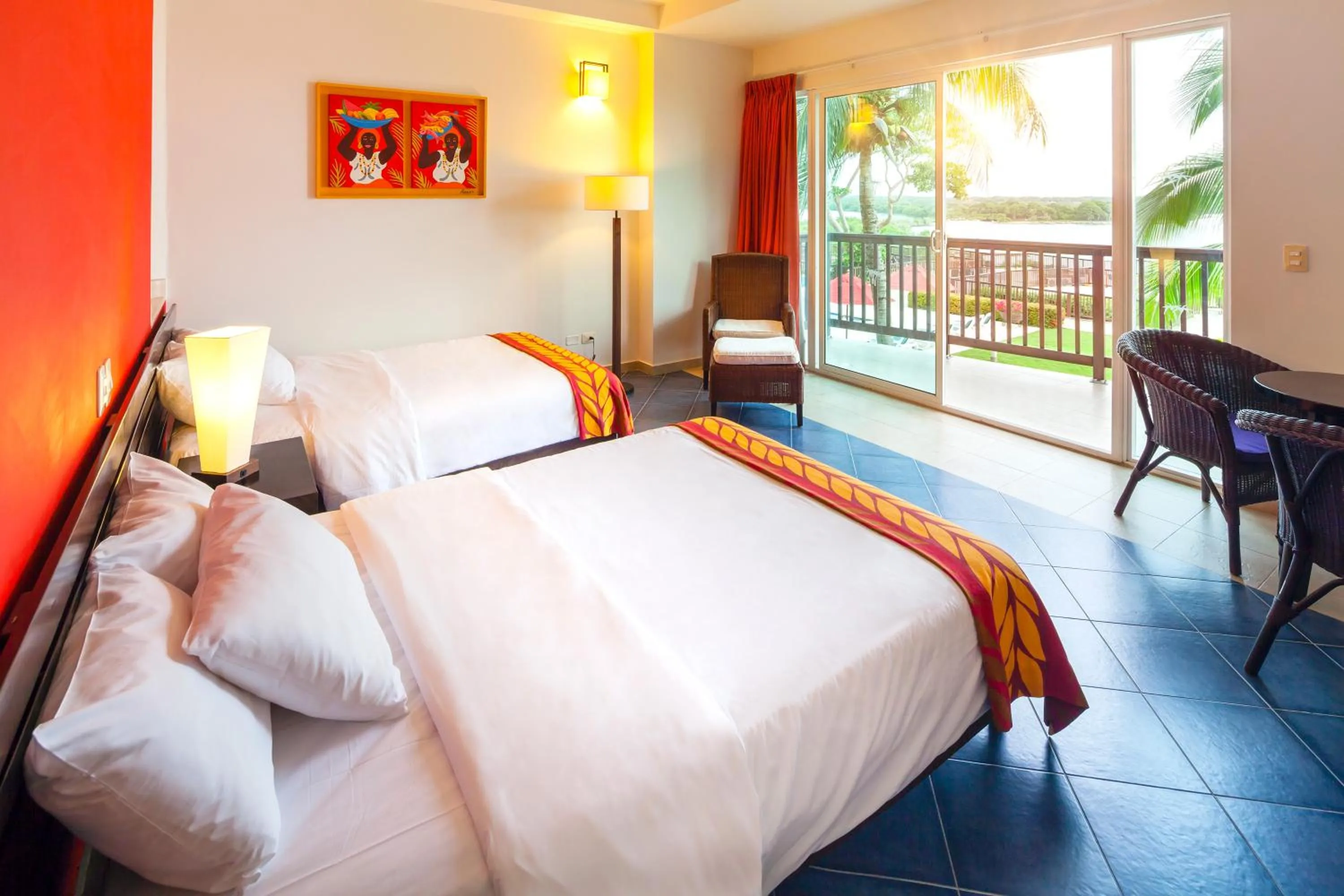 Bed in Decameron Barú - All Inclusive