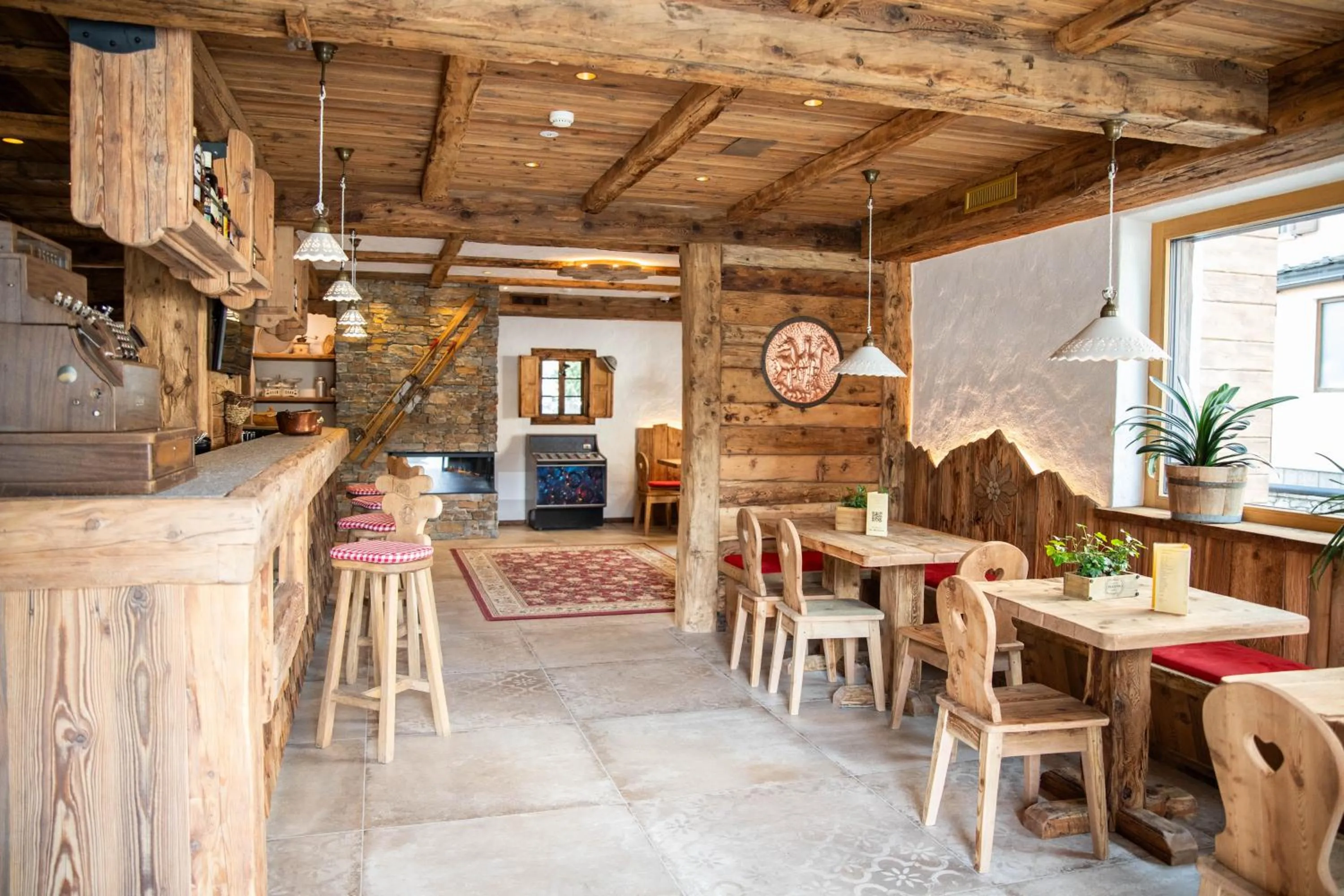 Seating area in Hotel La Montanina