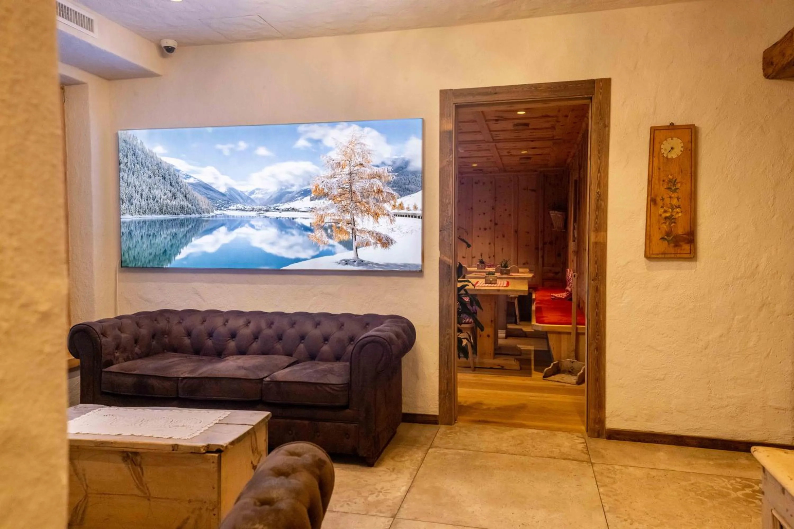 Lobby or reception in Hotel La Montanina