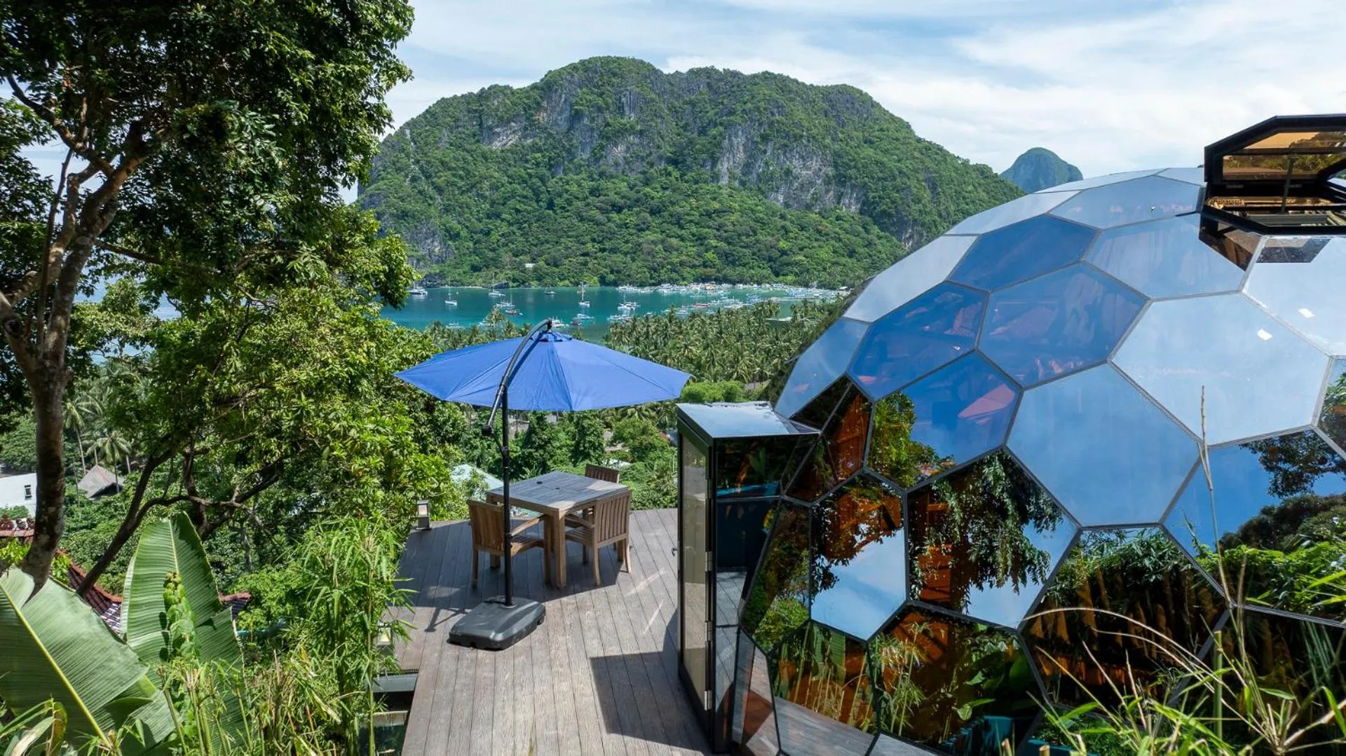 Mountain view in Karuna El Nido Villas