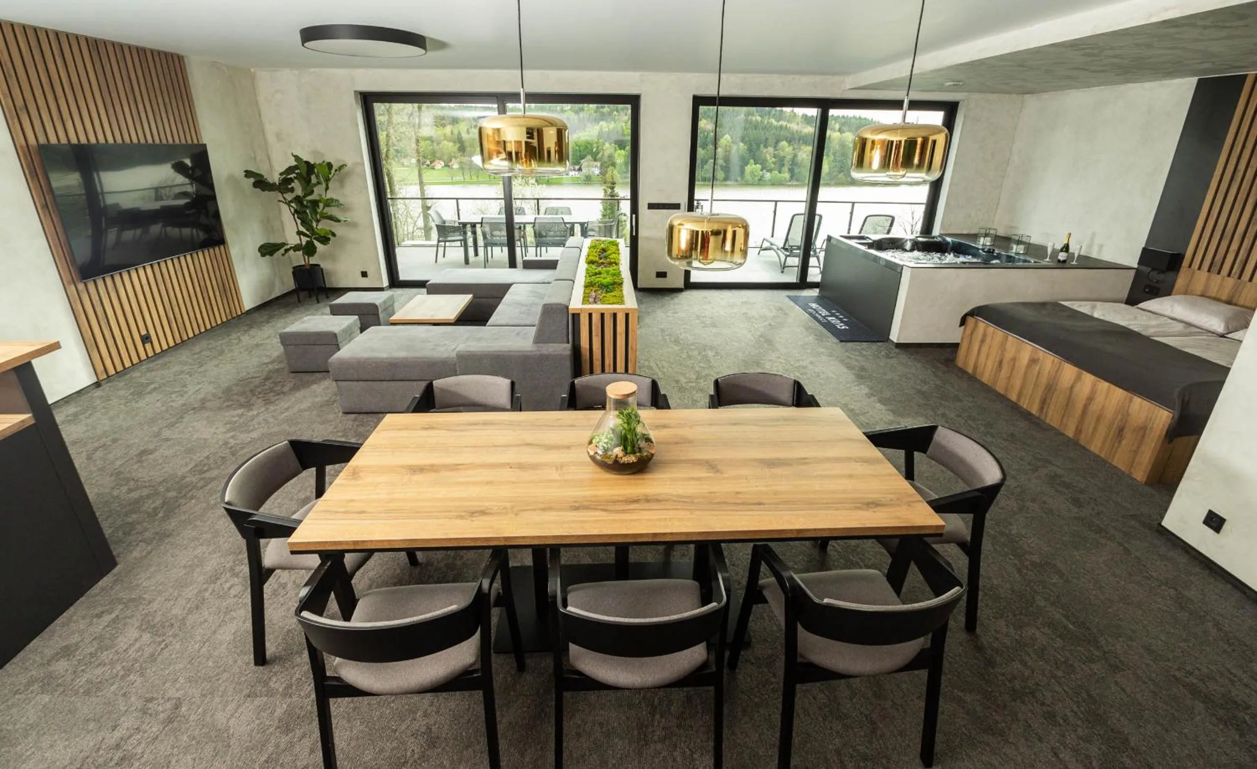 Living room in Hotel Kras