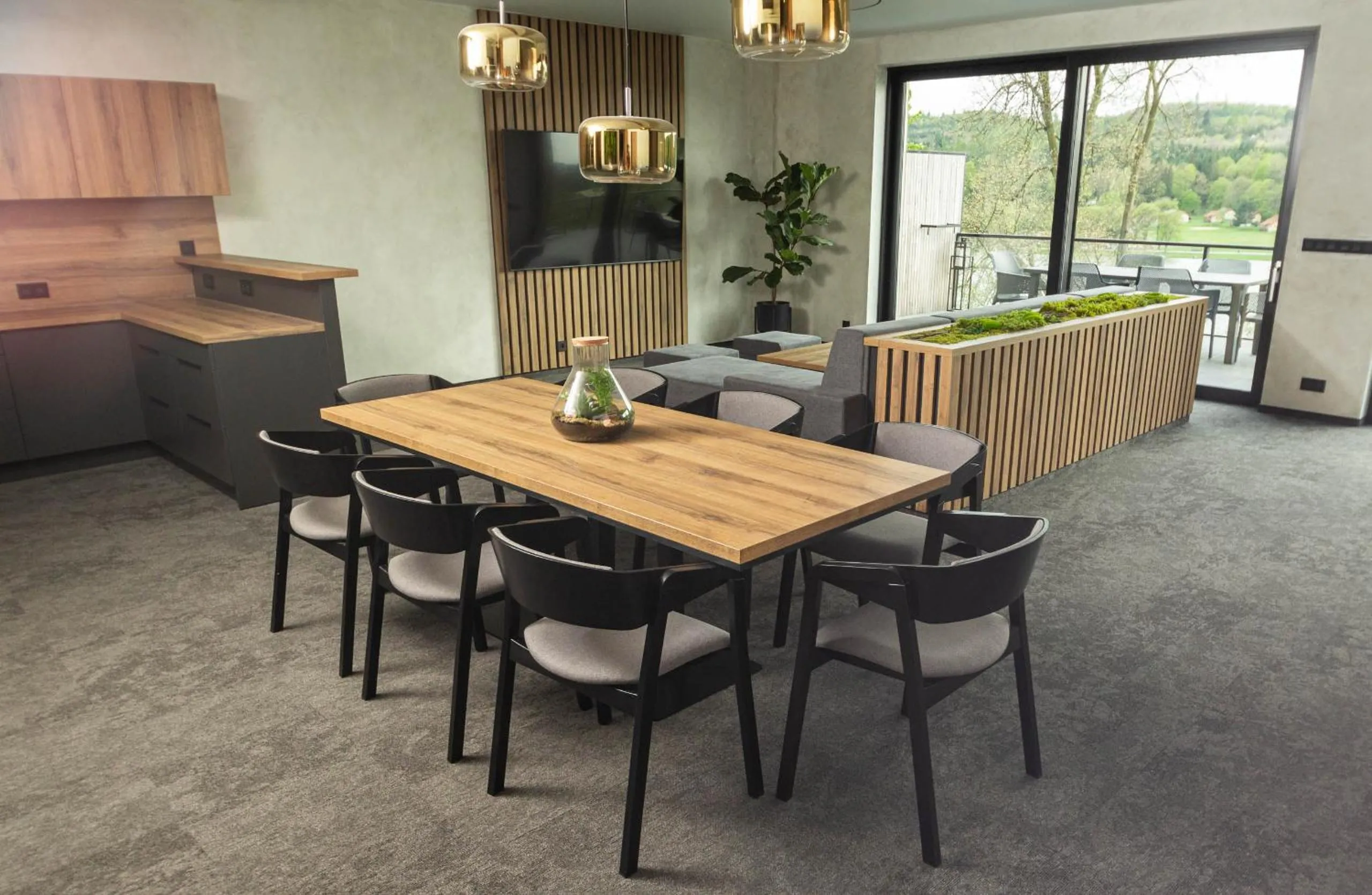 Kitchen or kitchenette in Hotel Kras