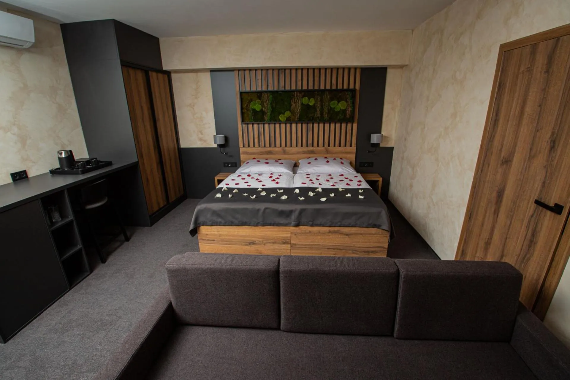 Bed in Hotel Kras