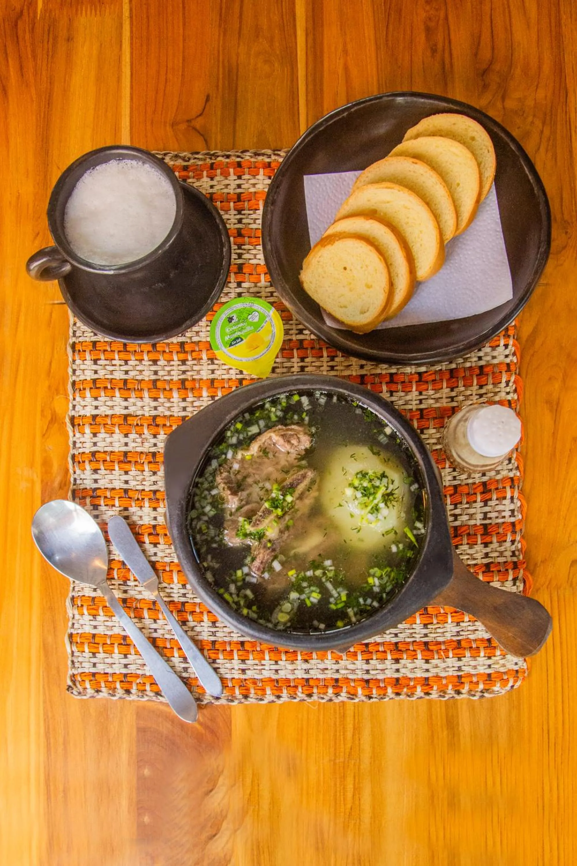 Food and drinks in Hotel Muisca